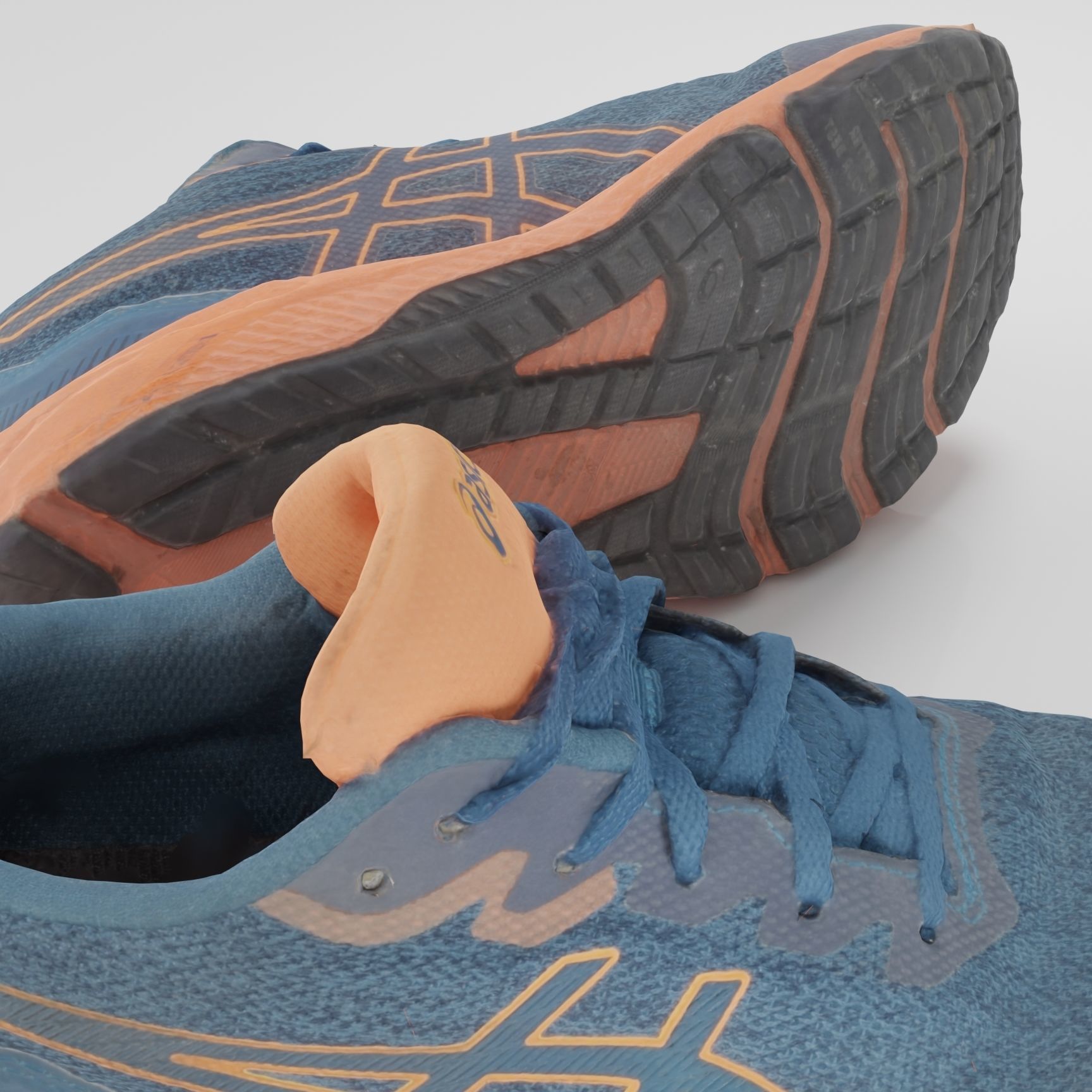  Asics  gt 1000 trainers 3D model_5