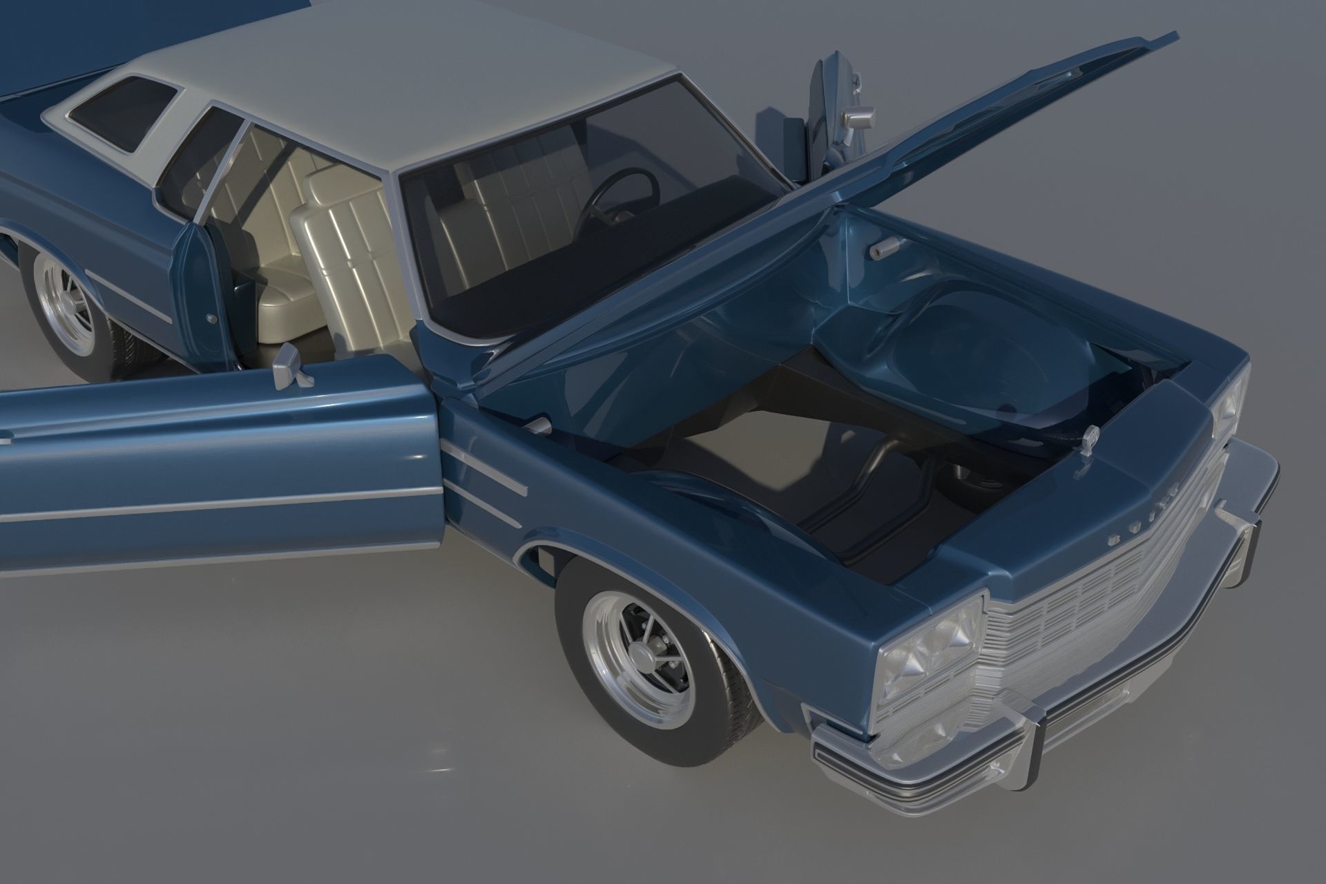 Buick Lesabre 1975   3D print model_14