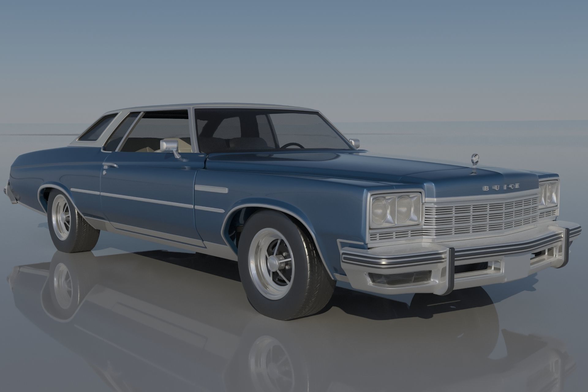 Buick Lesabre 1975   3D print model_6