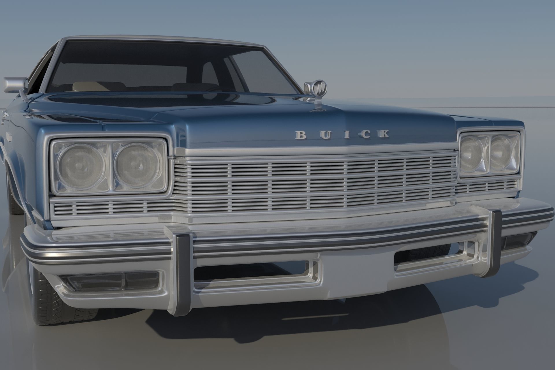 Buick Lesabre 1975   3D print model_7