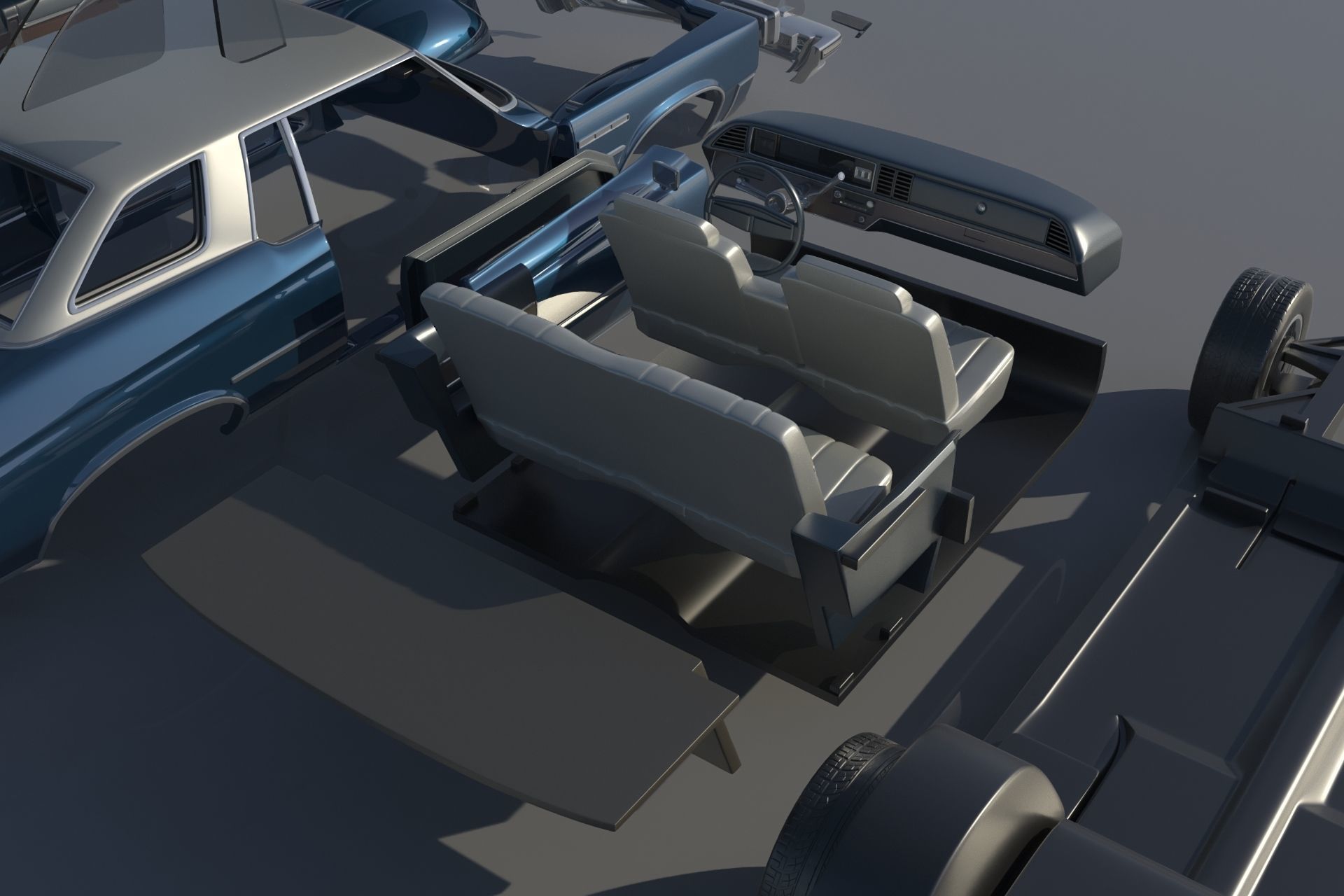 Buick Lesabre 1975   3D print model_24