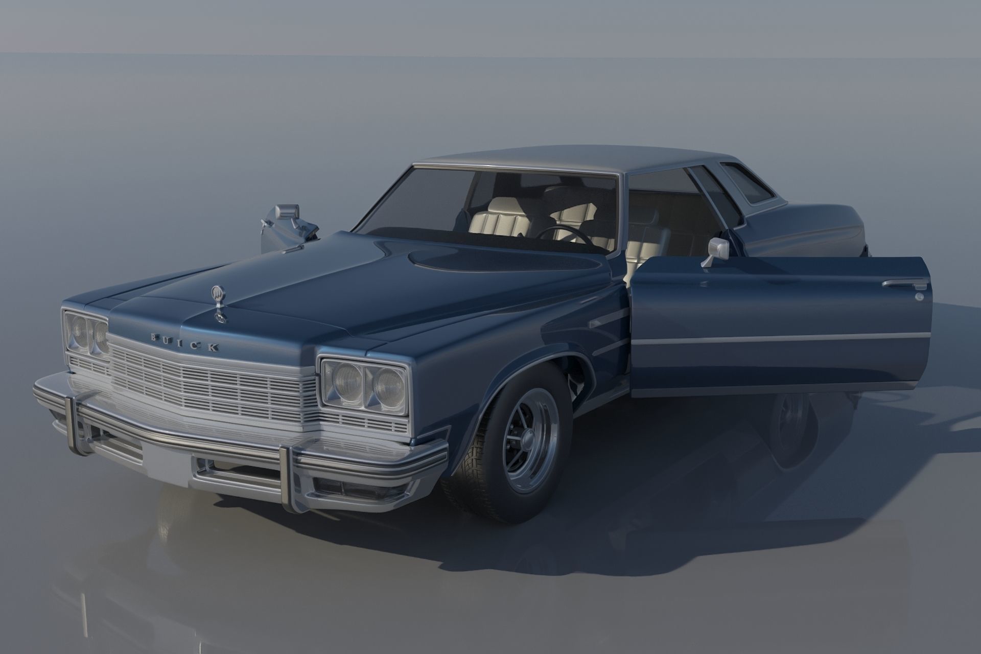 Buick Lesabre 1975   3D print model_9