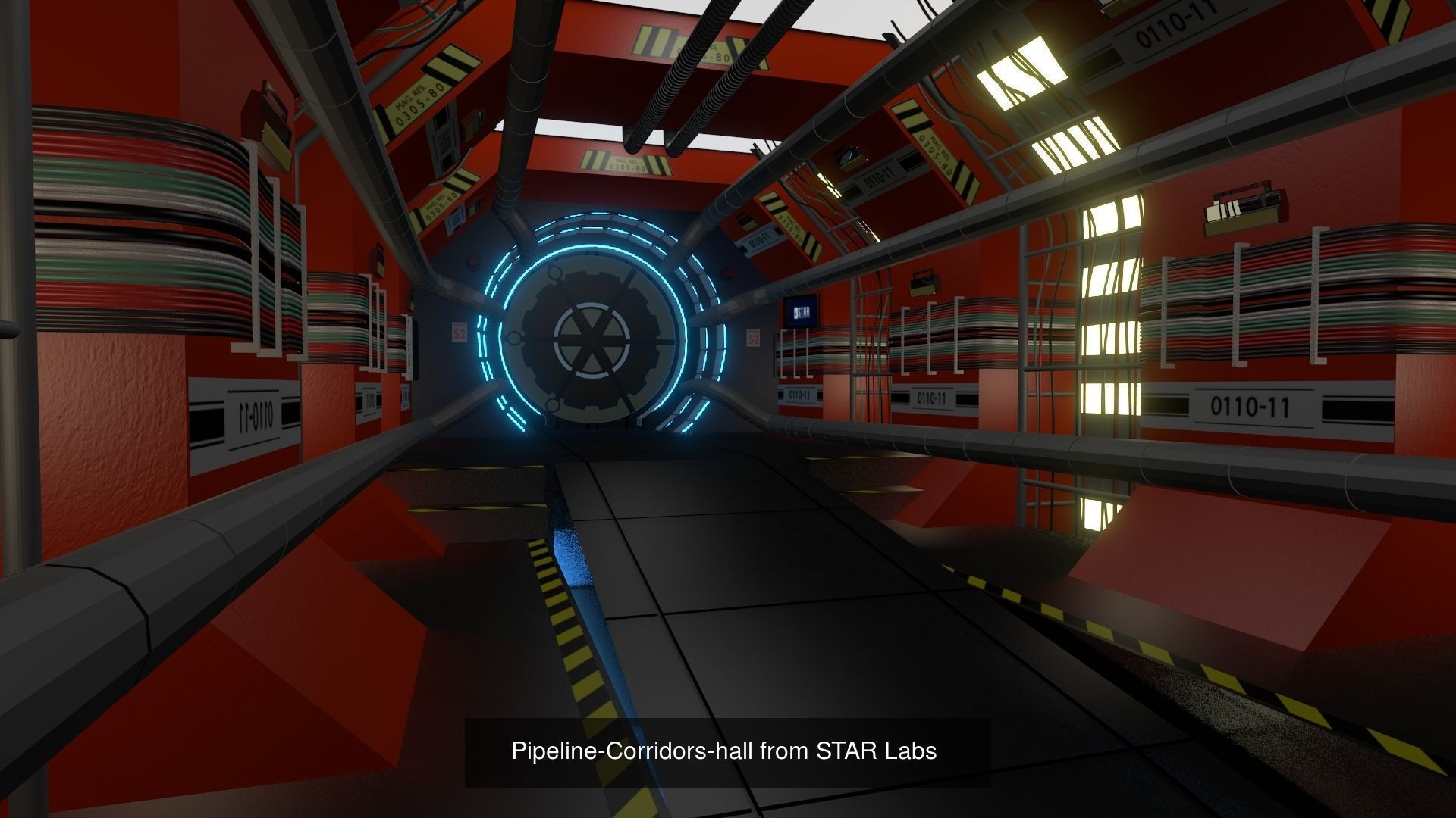 CW The Flash Interiors 3D Model Bundle 3D Model Collection_2