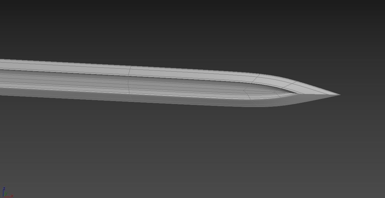 The Concept of classic swords Free low-poly 3D model_4
