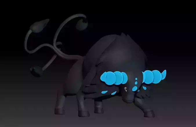 Pokemon Paldean Tauros Aqua Breed