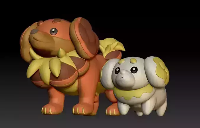 Pokemon Fidough Dachsbun