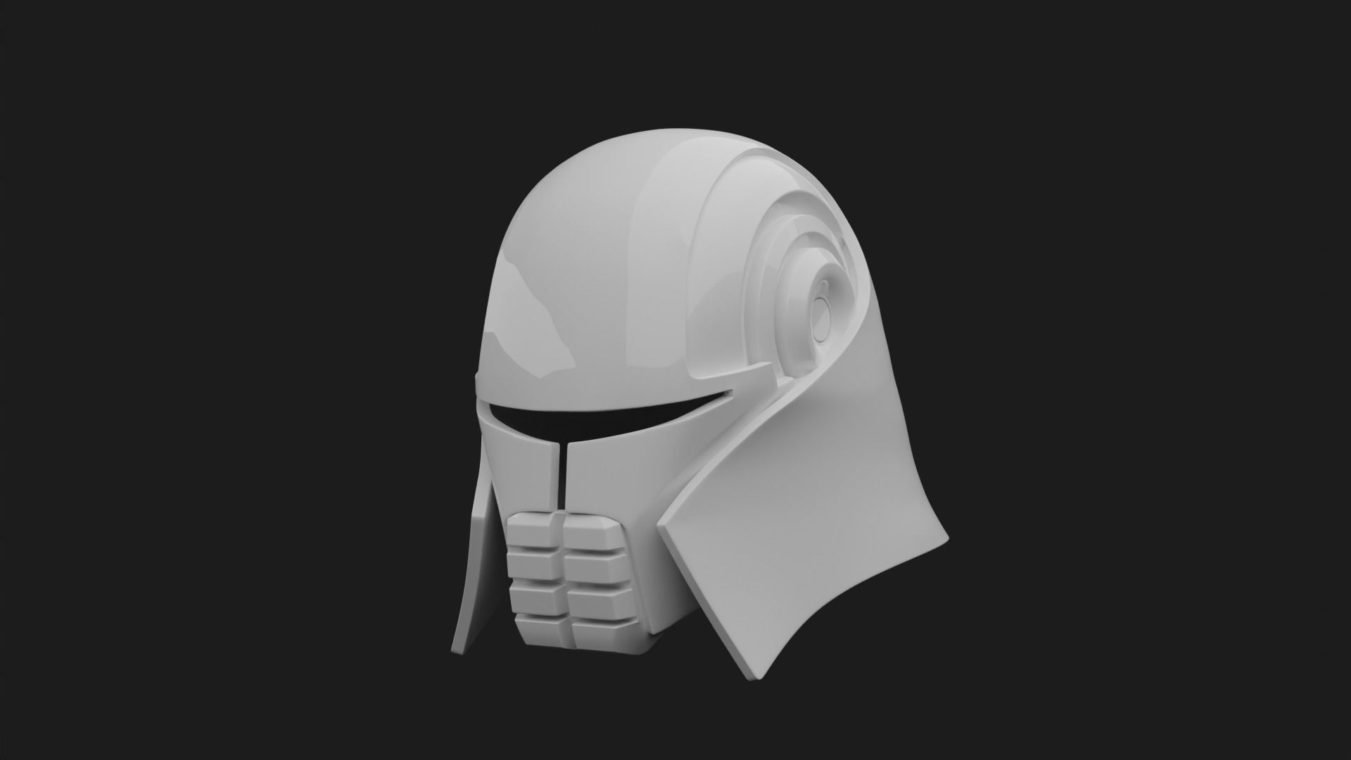 STARKILLER HELMET THE FORCE UNLEASHED - ANDOR 3D print model_1