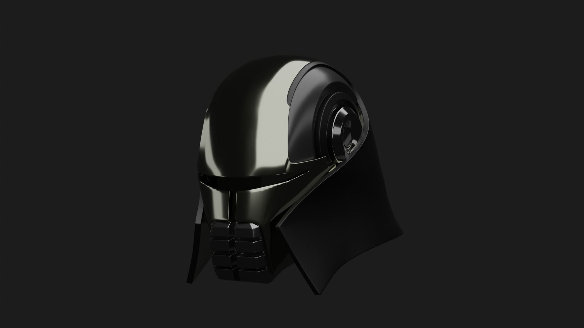 STARKILLER HELMET THE FORCE UNLEASHED - ANDOR 3D print model_4