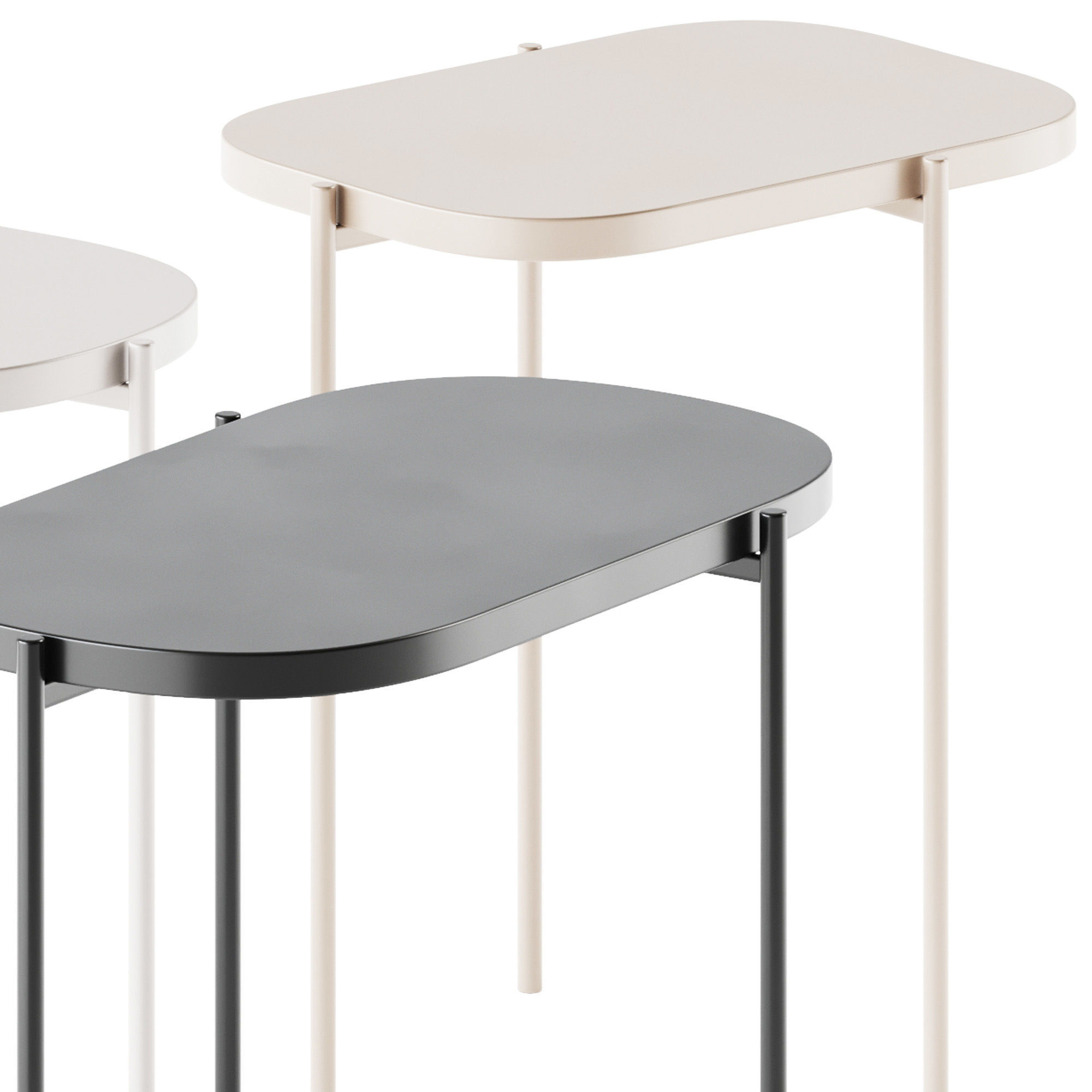 CA PS and GL EE Side Table by DE CI 3D model_2