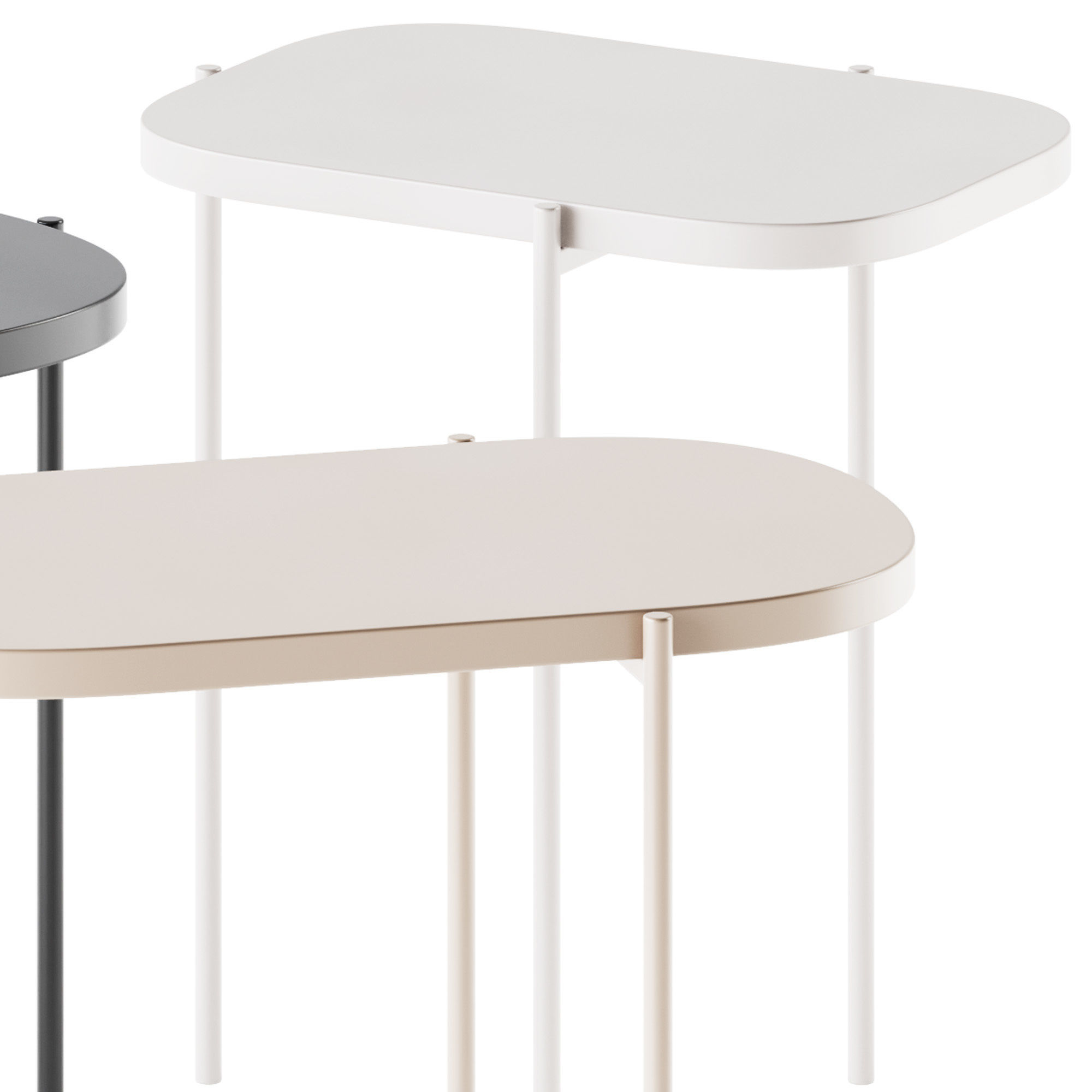 CA PS and GL EE Side Table by DE CI 3D model_3