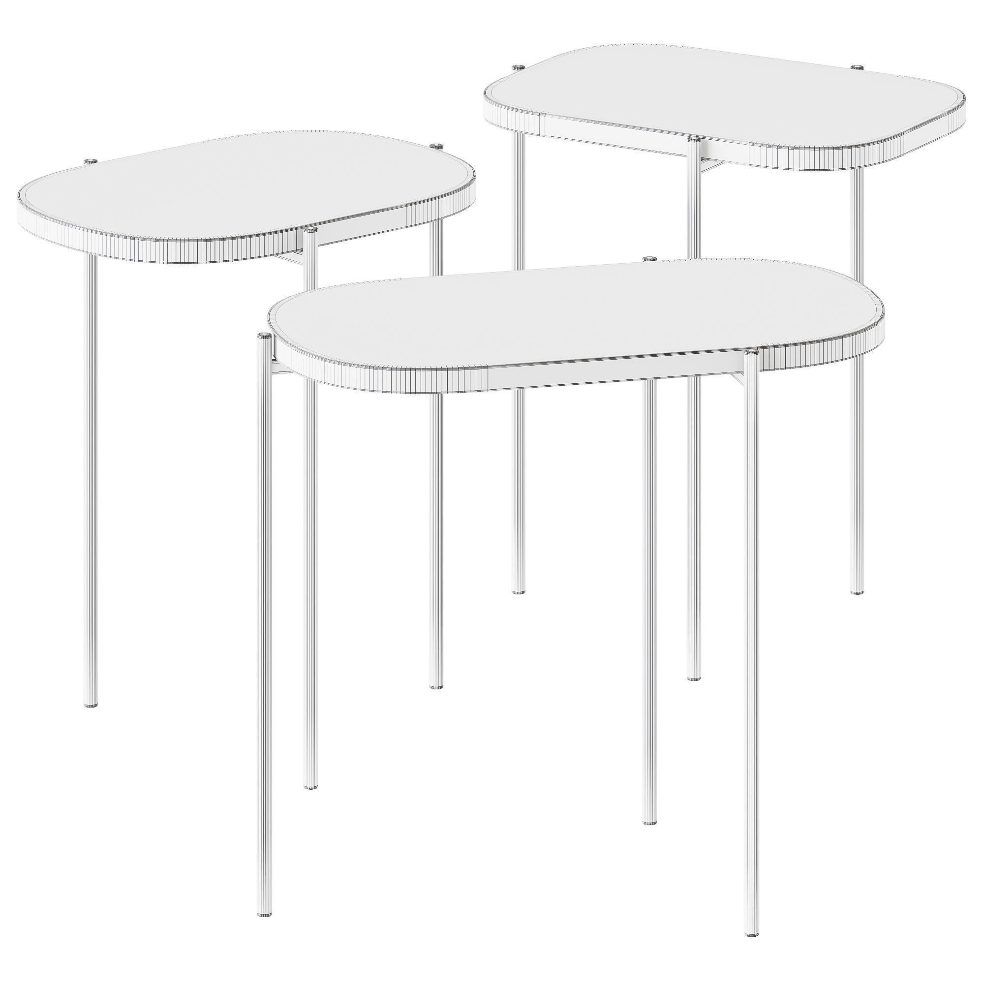 CA PS and GL EE Side Table by DE CI 3D model_4