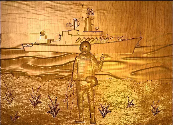 Go fuck yourself Russian warship 3D print model