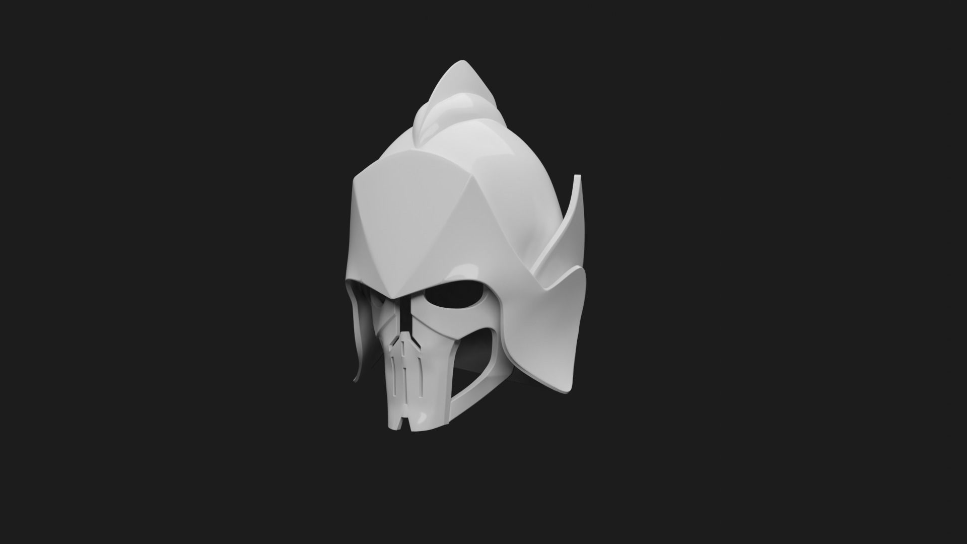 DARTH BANE HELMET AND PIKE CLONE WARS 3D print model_1