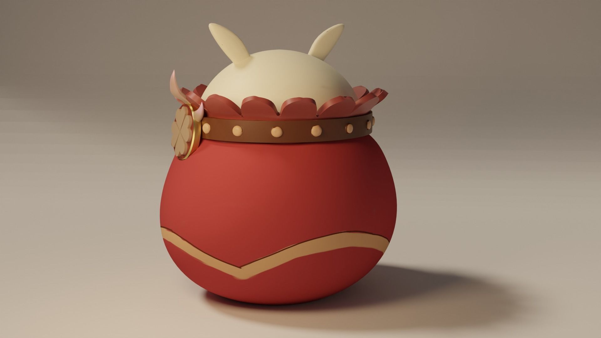 Klee Bomb 3D print model_2