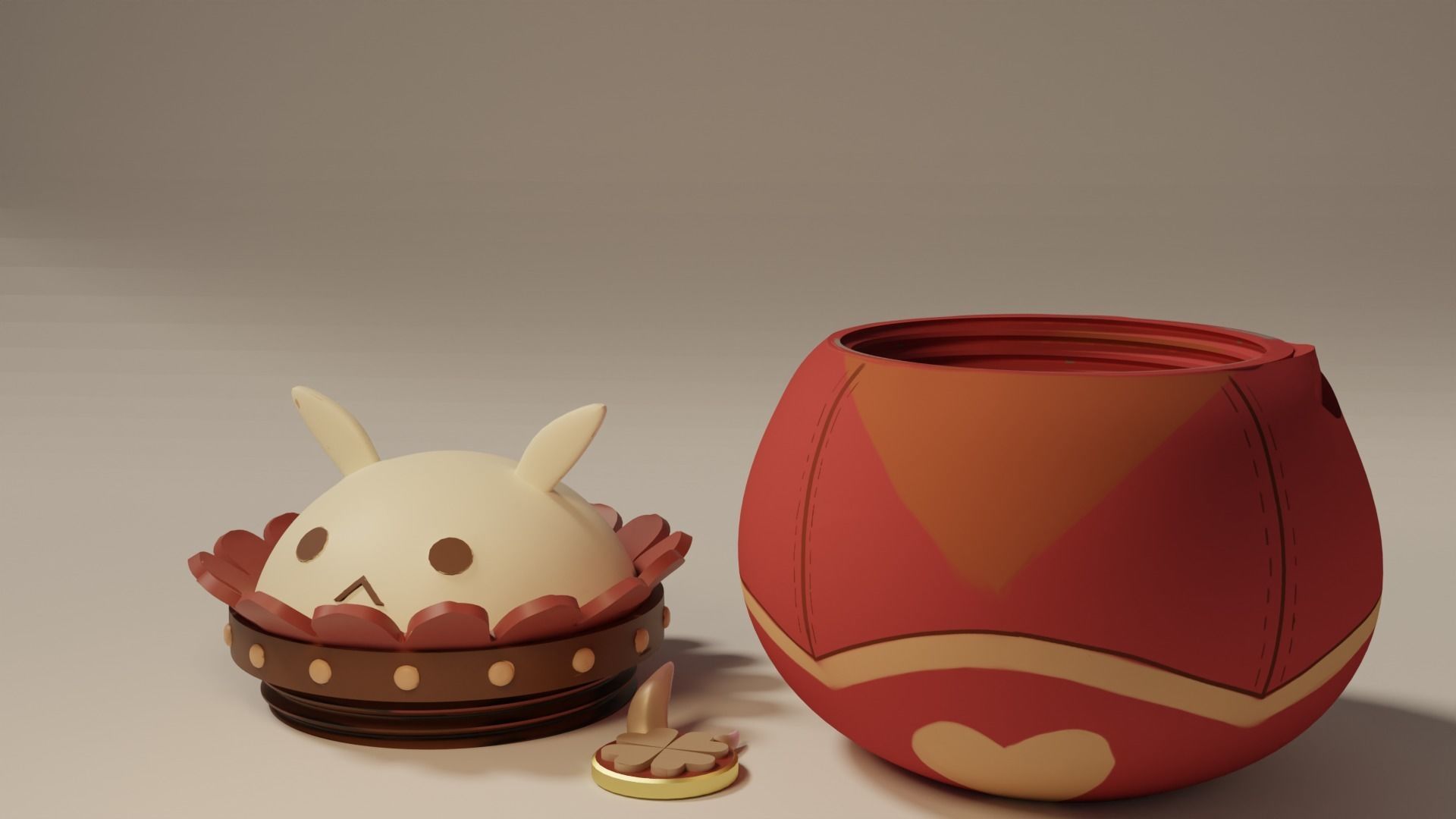 Klee Bomb 3D print model_1