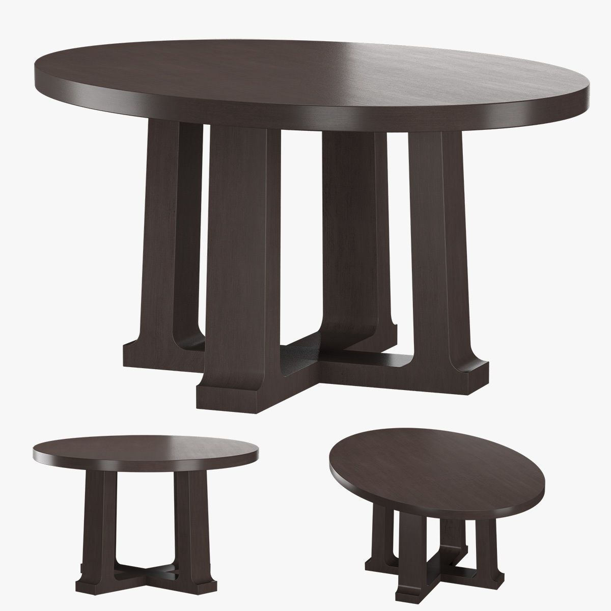 Table Cochin 3D model_6