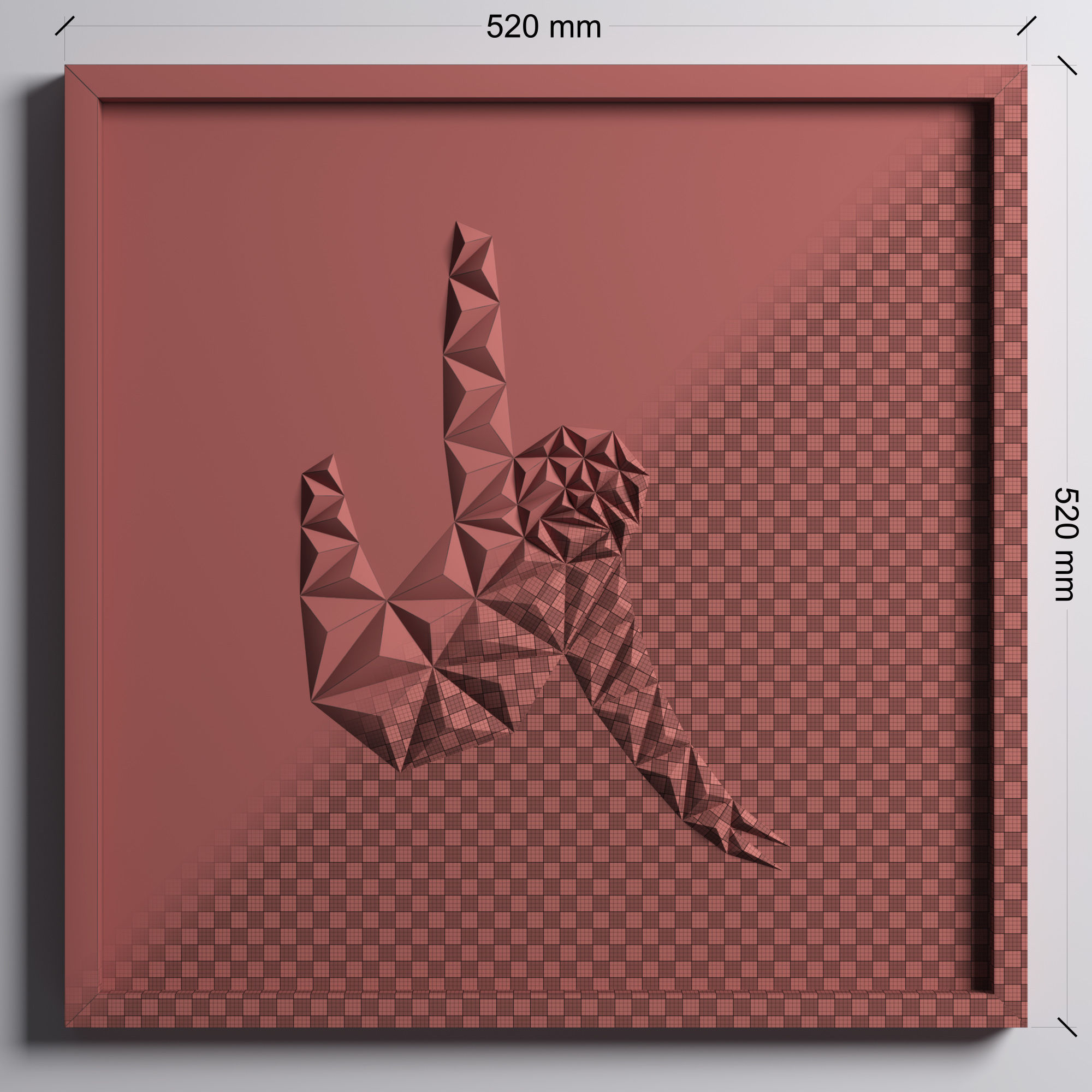 Paper ArtWork 24 3D model_8