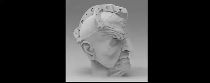 Doctor Who - Havros Head 3D print model