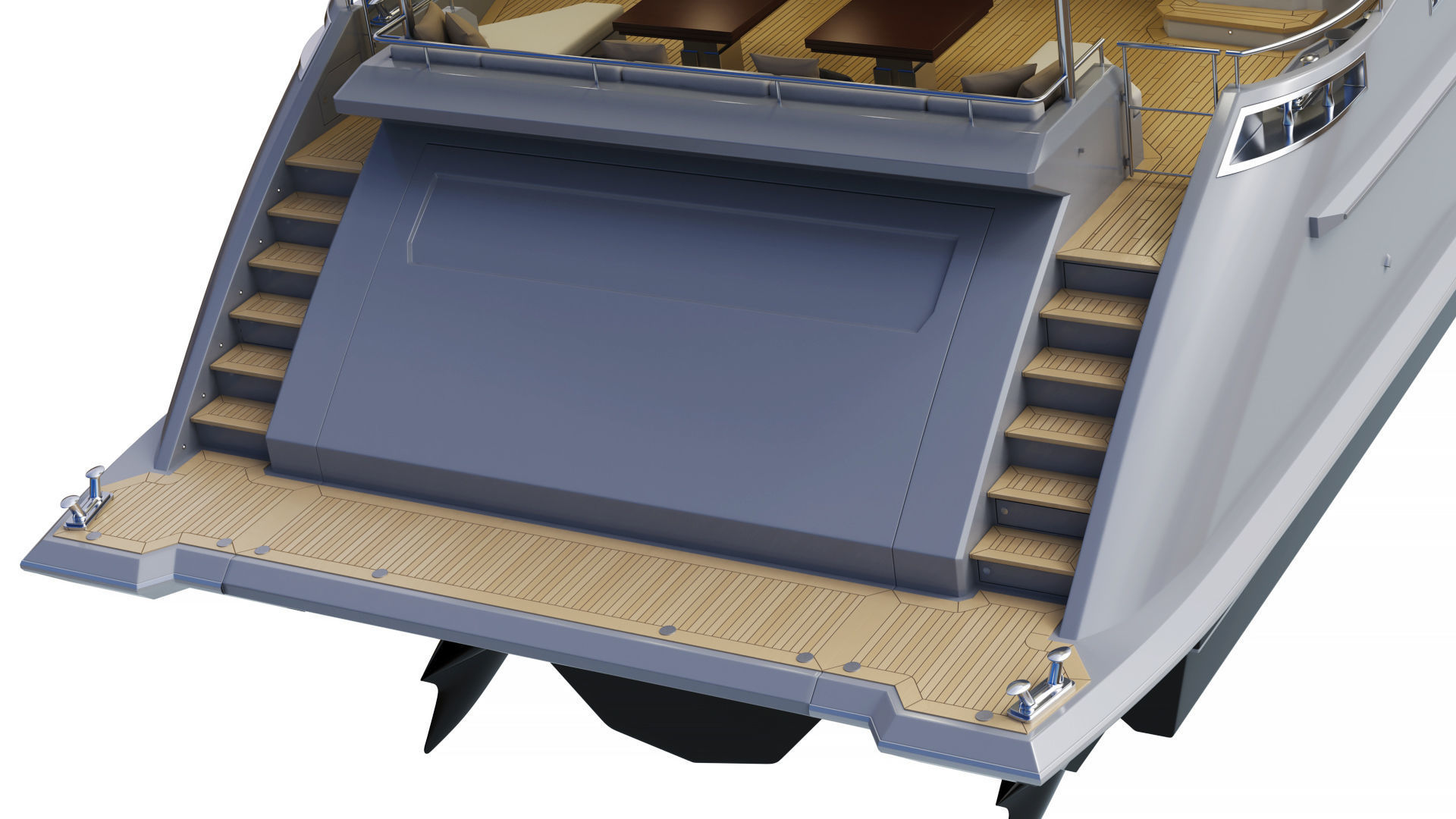 Luxury Motor Yacht Benetti BF125 3D model_18