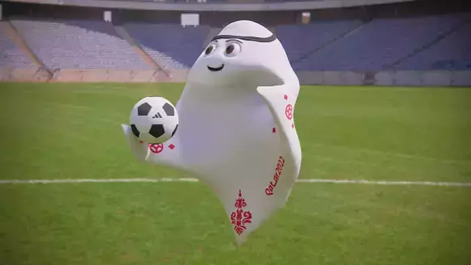 Laeeb - Qatar FIFA World Cup Mascot 3D model