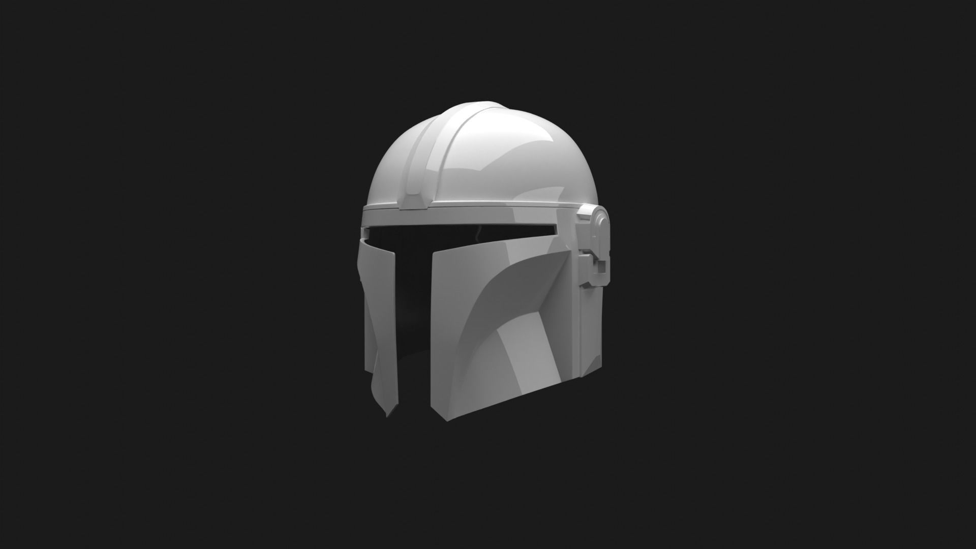 THE MANDALORIAN DIN DJARIN HELMET 3D print model_1