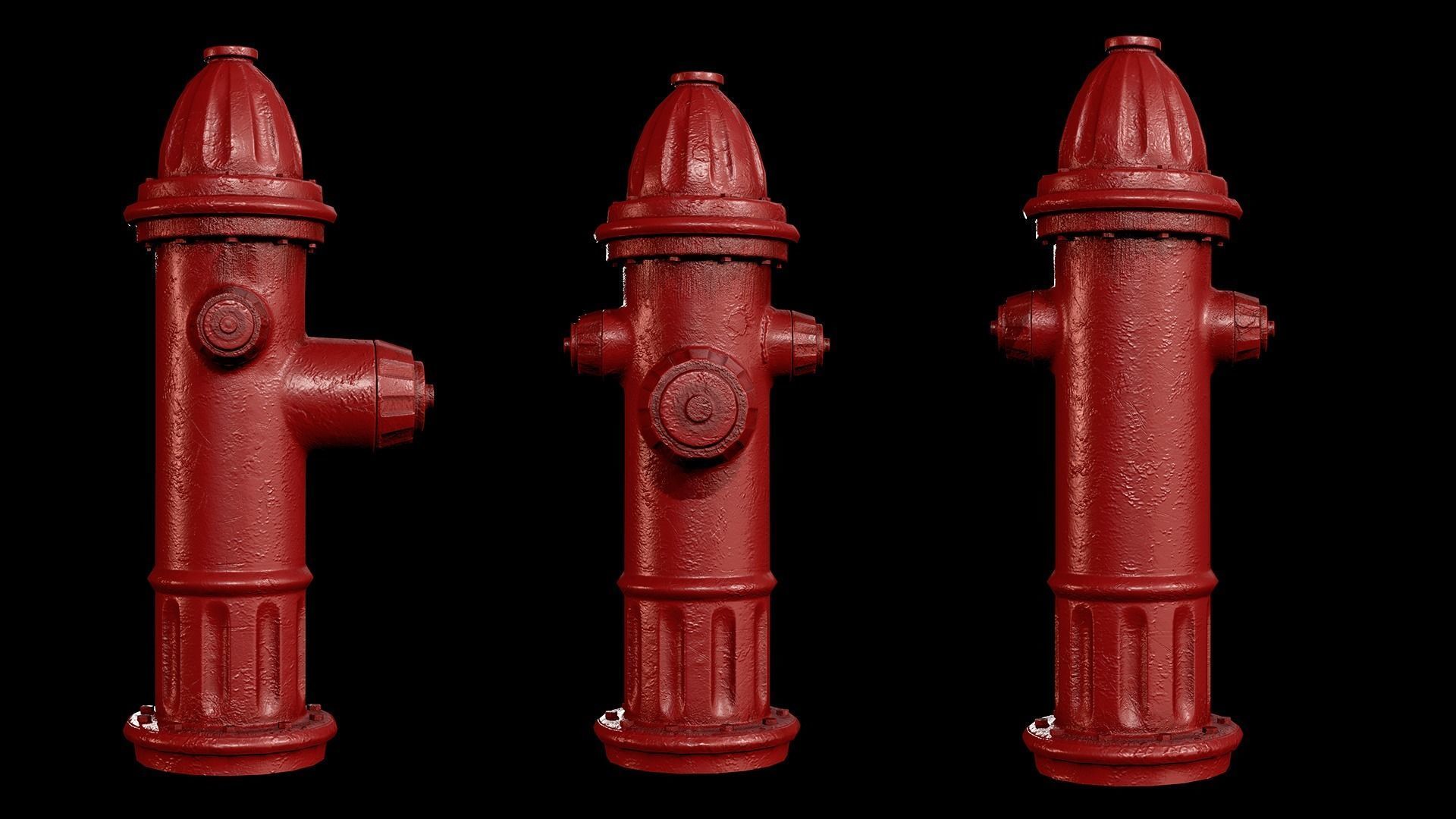 British Style Street Asset Pack Low-poly 3D model_12