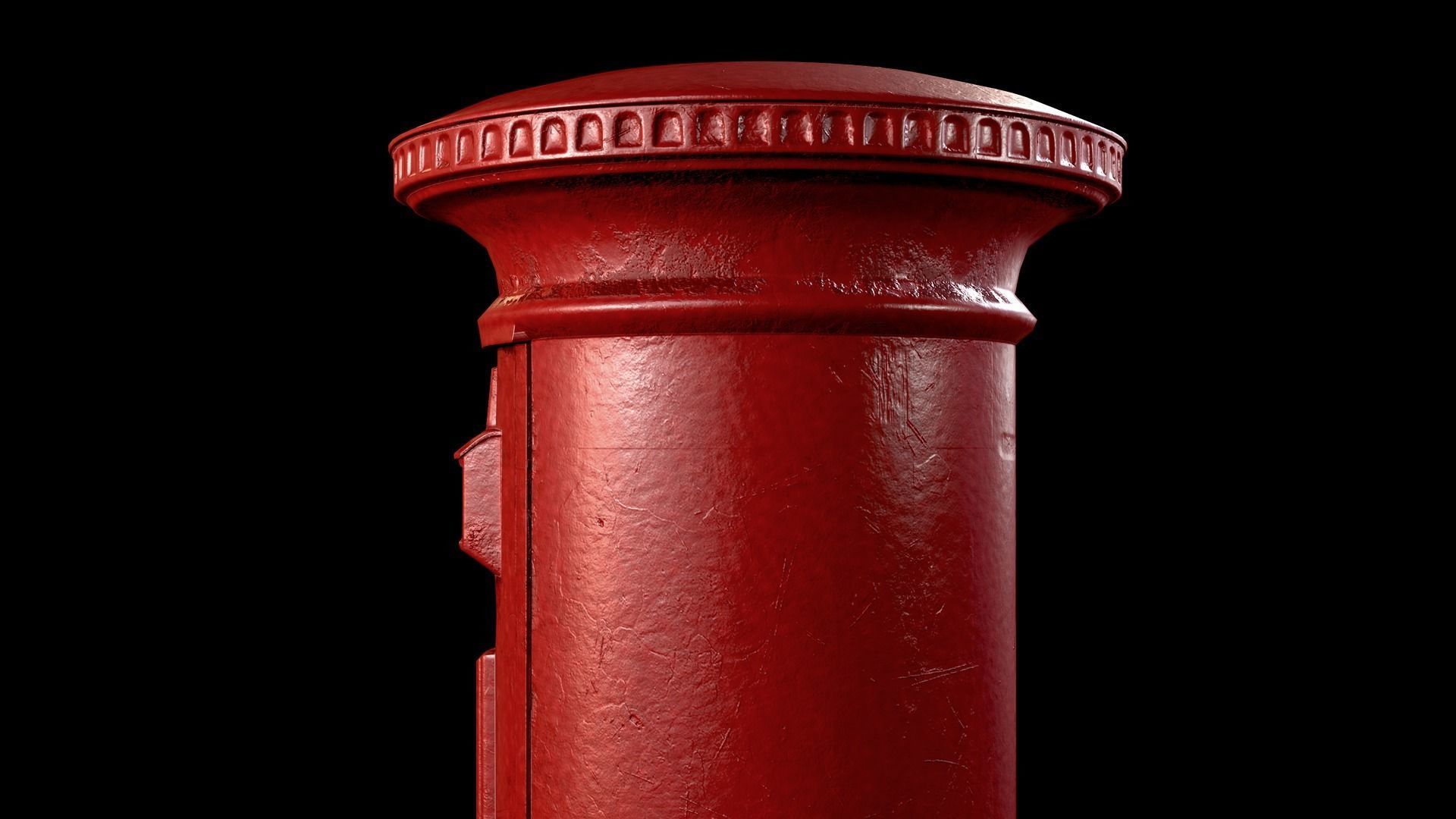 British Style Street Asset Pack Low-poly 3D model_3