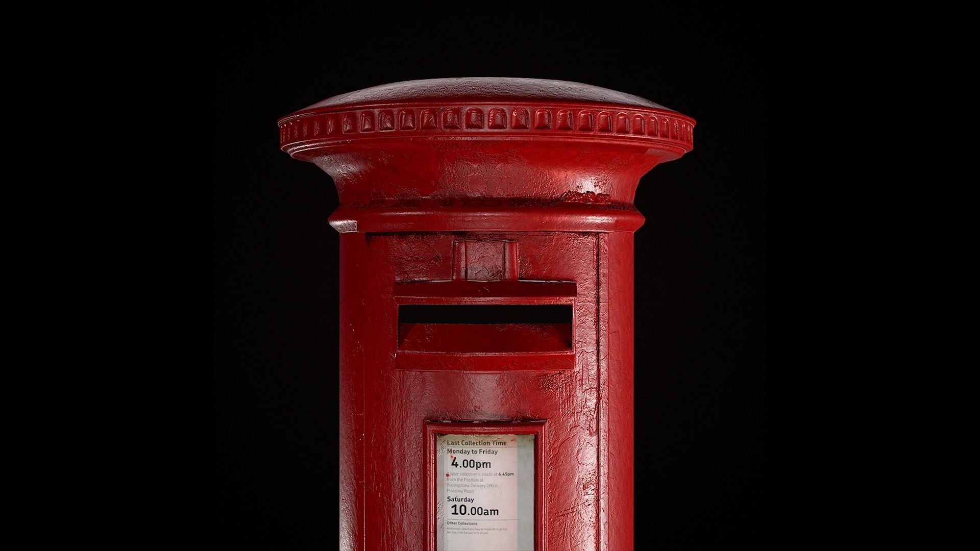 British Style Street Asset Pack Low-poly 3D model_2