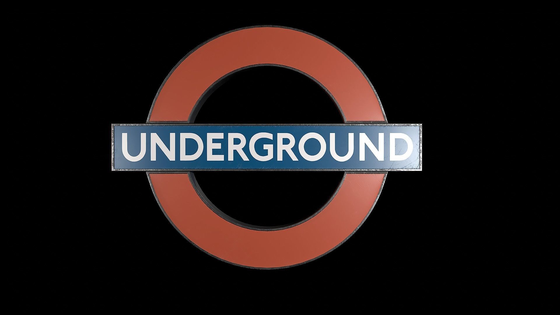 British Style Street Asset Pack Low-poly 3D model_14