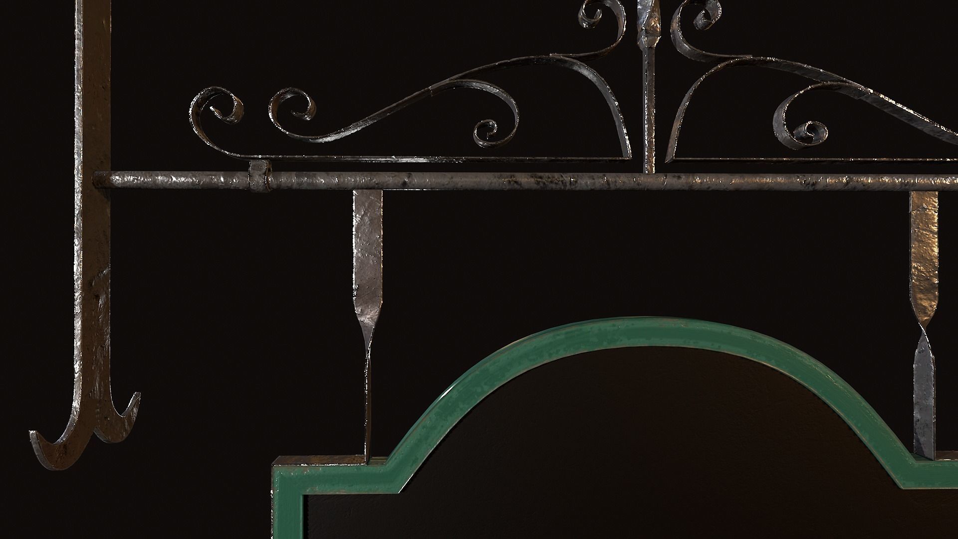 British Style Street Asset Pack Low-poly 3D model_18