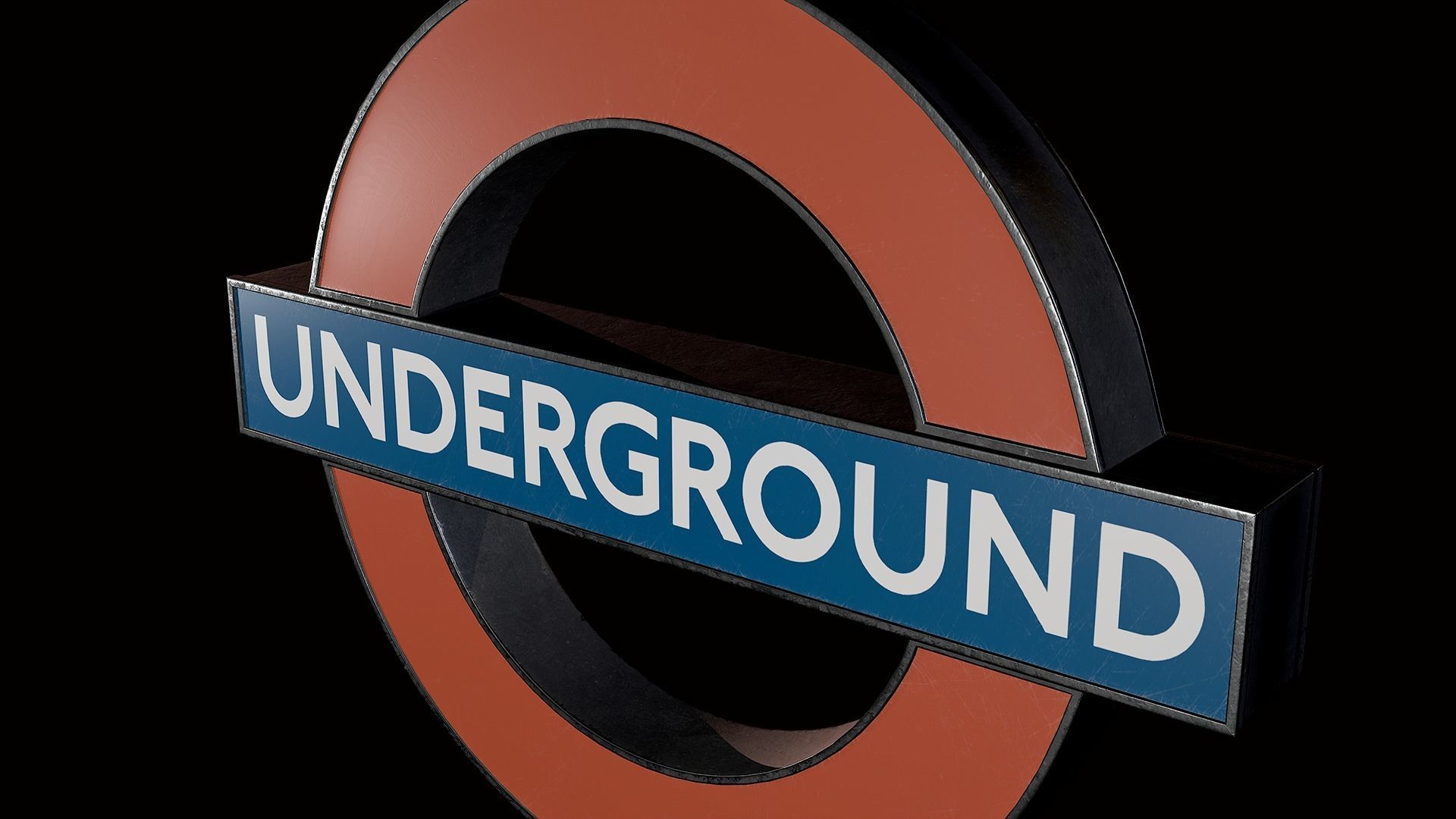 British Style Street Asset Pack Low-poly 3D model_16