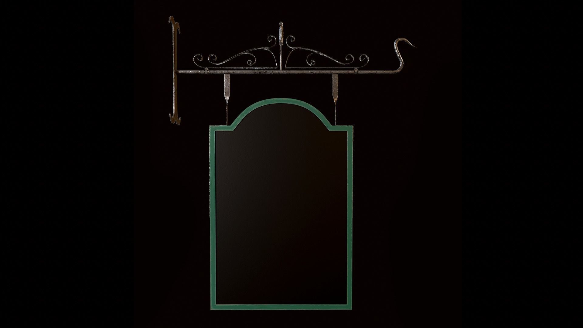 British Style Street Asset Pack Low-poly 3D model_17