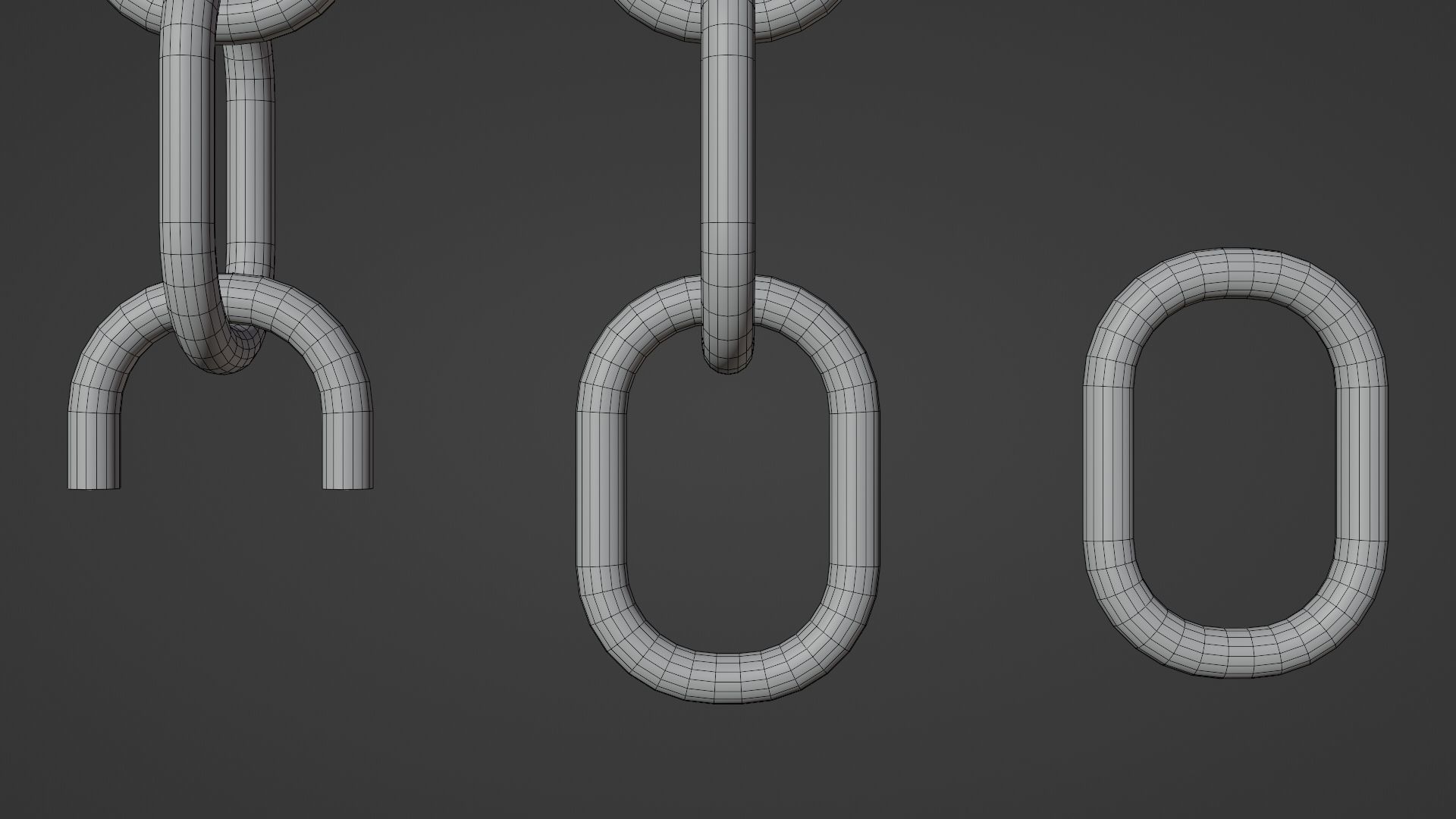 Chains Pack Low-poly 3D model_16