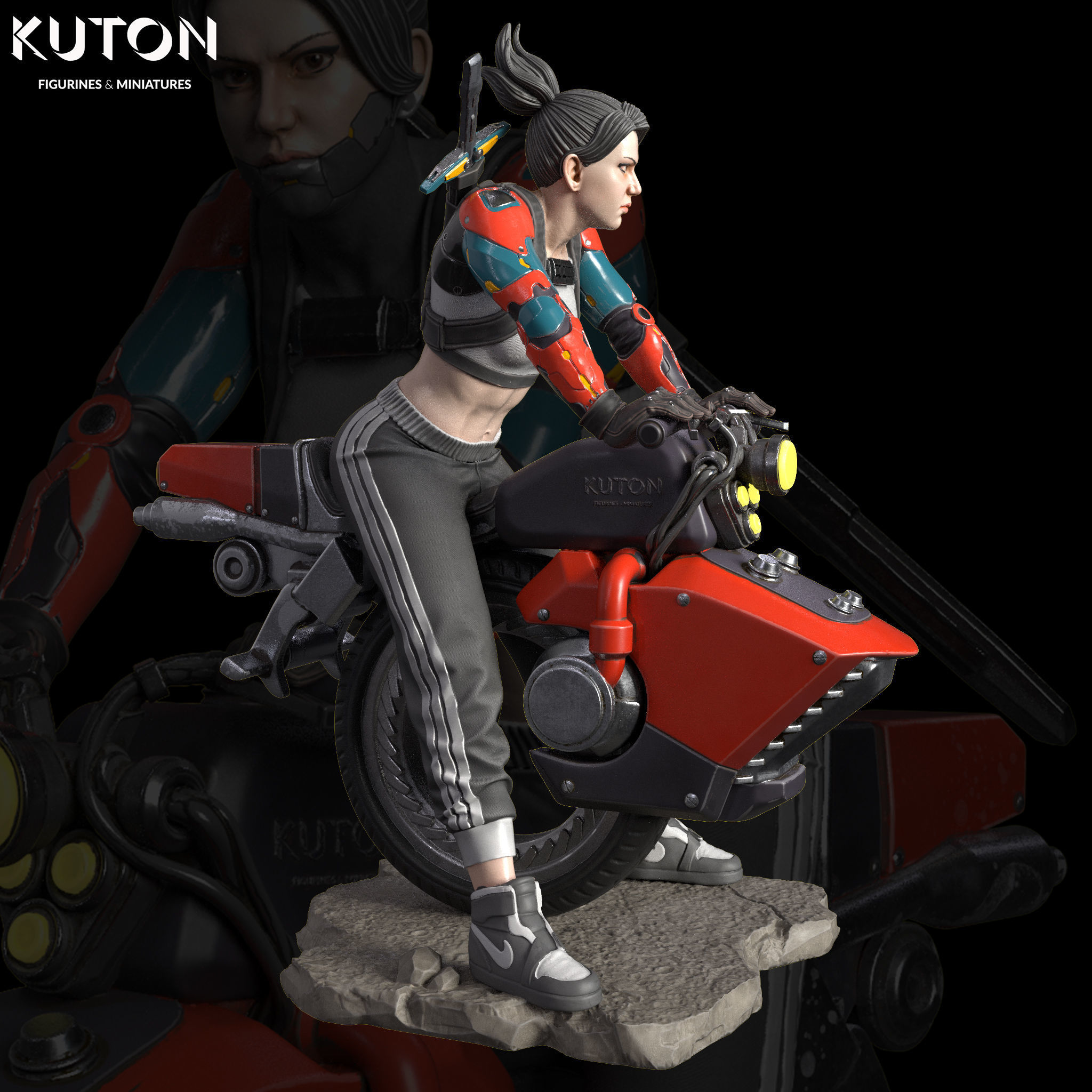 Brenda kuton figure 3D print model_2