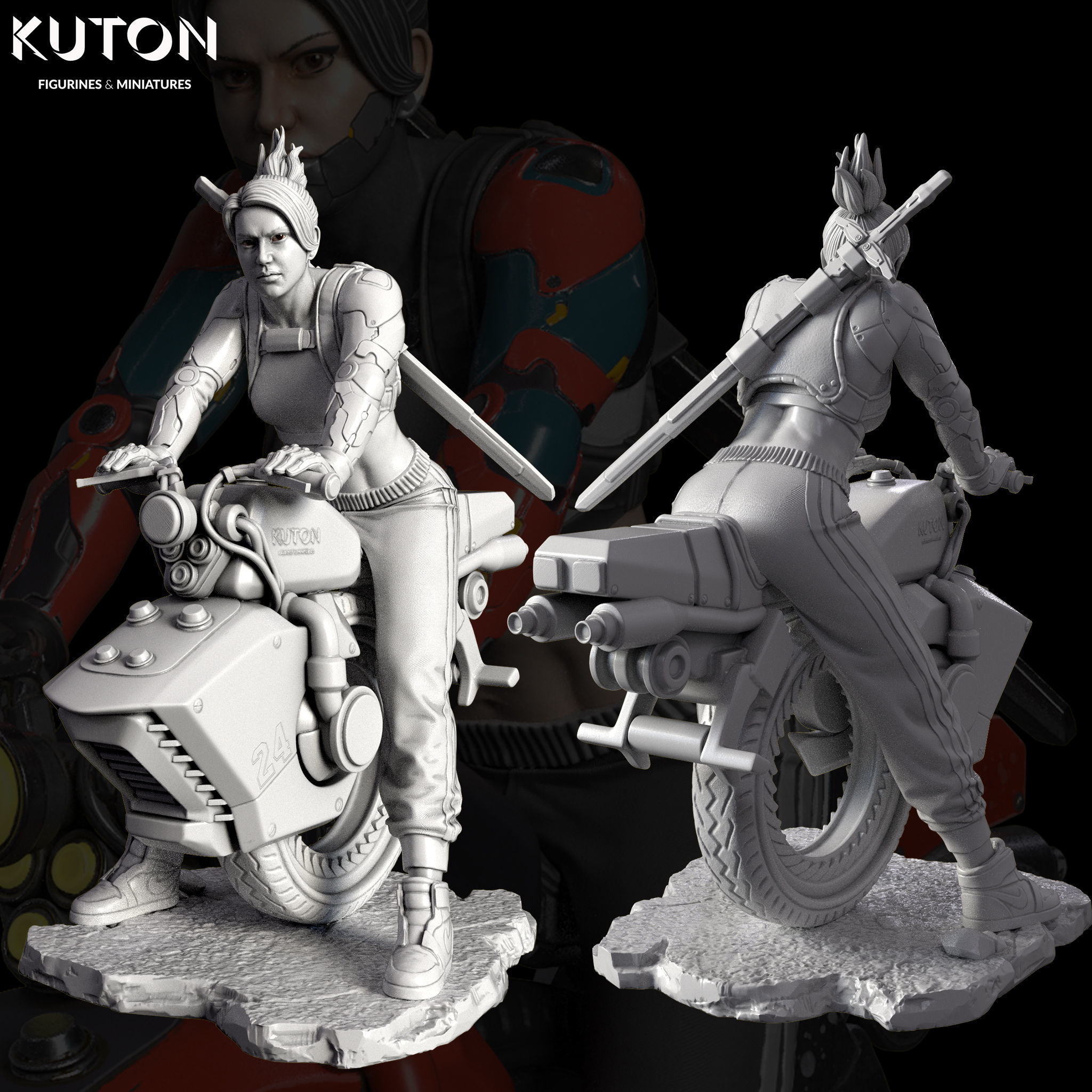 Brenda kuton figure 3D print model_4