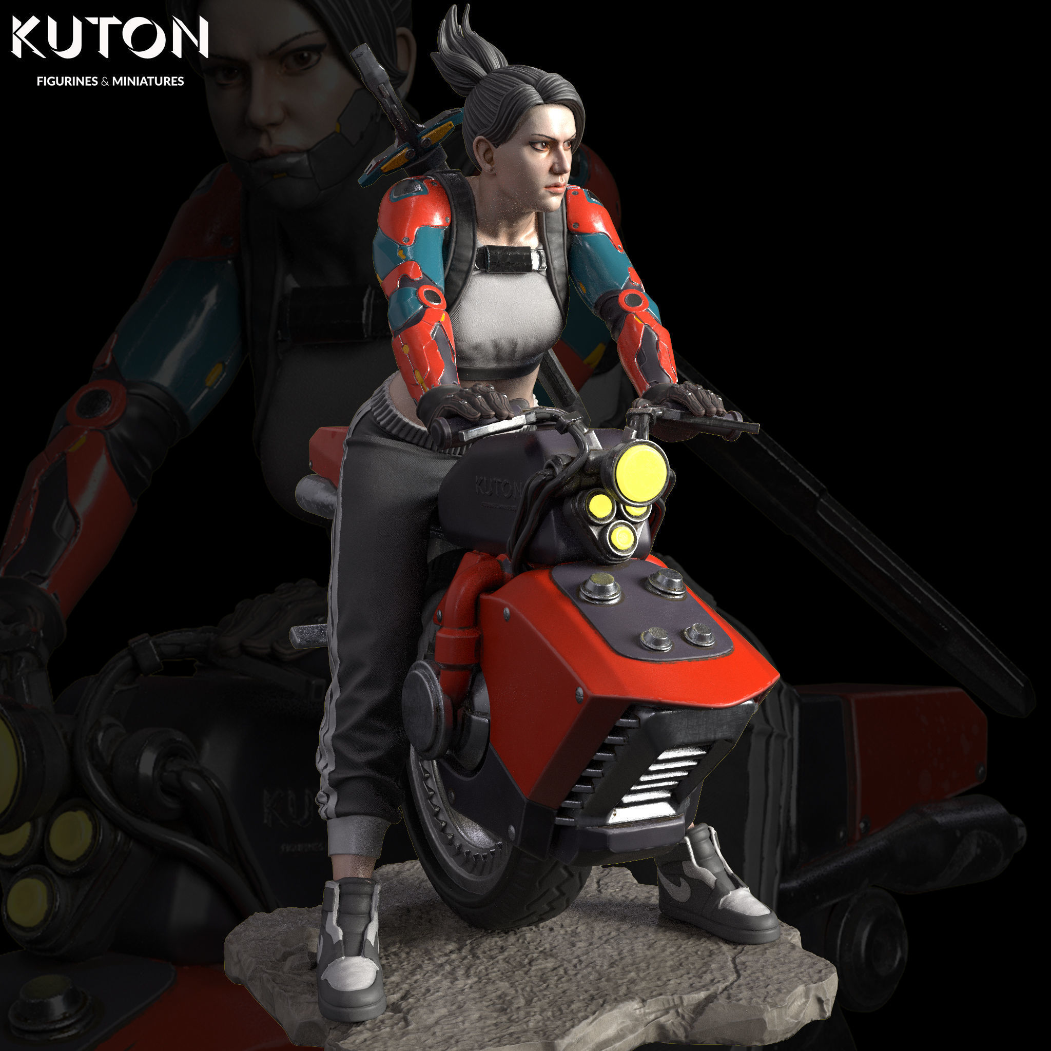 Brenda kuton figure 3D print model_1