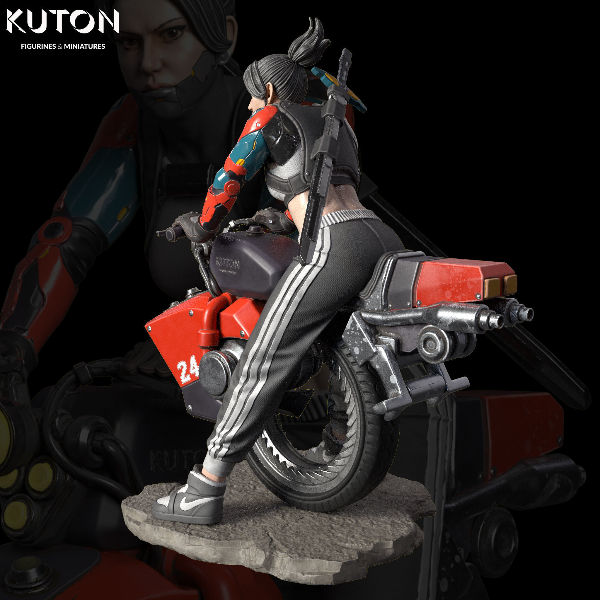 Brenda kuton figure 3D print model_3