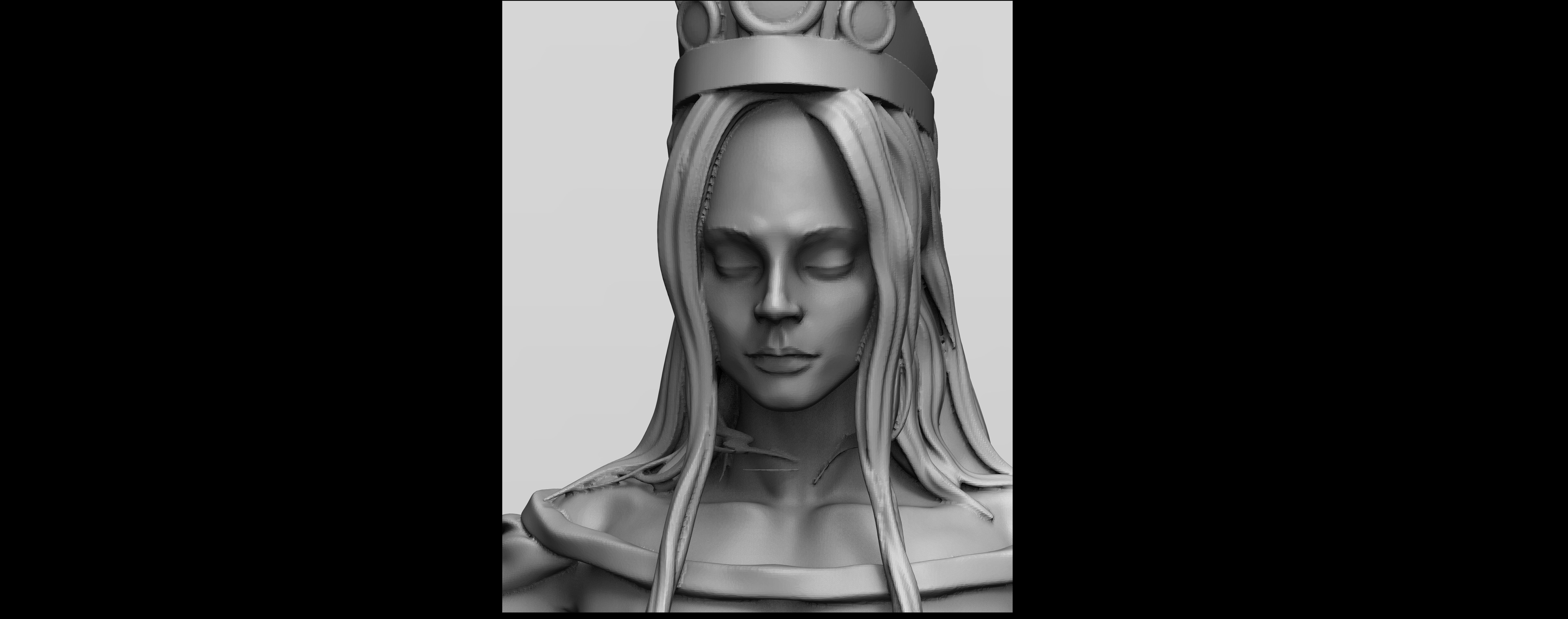 Levitating Evil Queen 3D print model_18