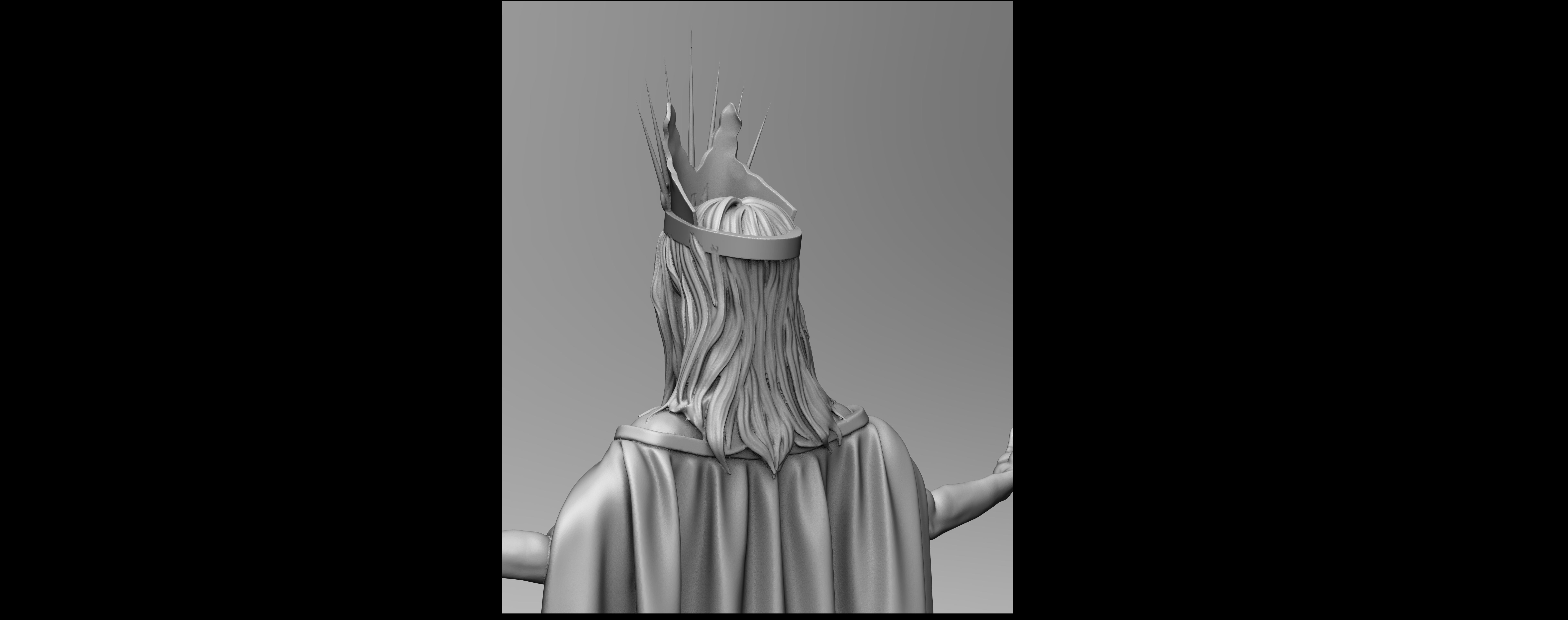 Levitating Evil Queen 3D print model_15