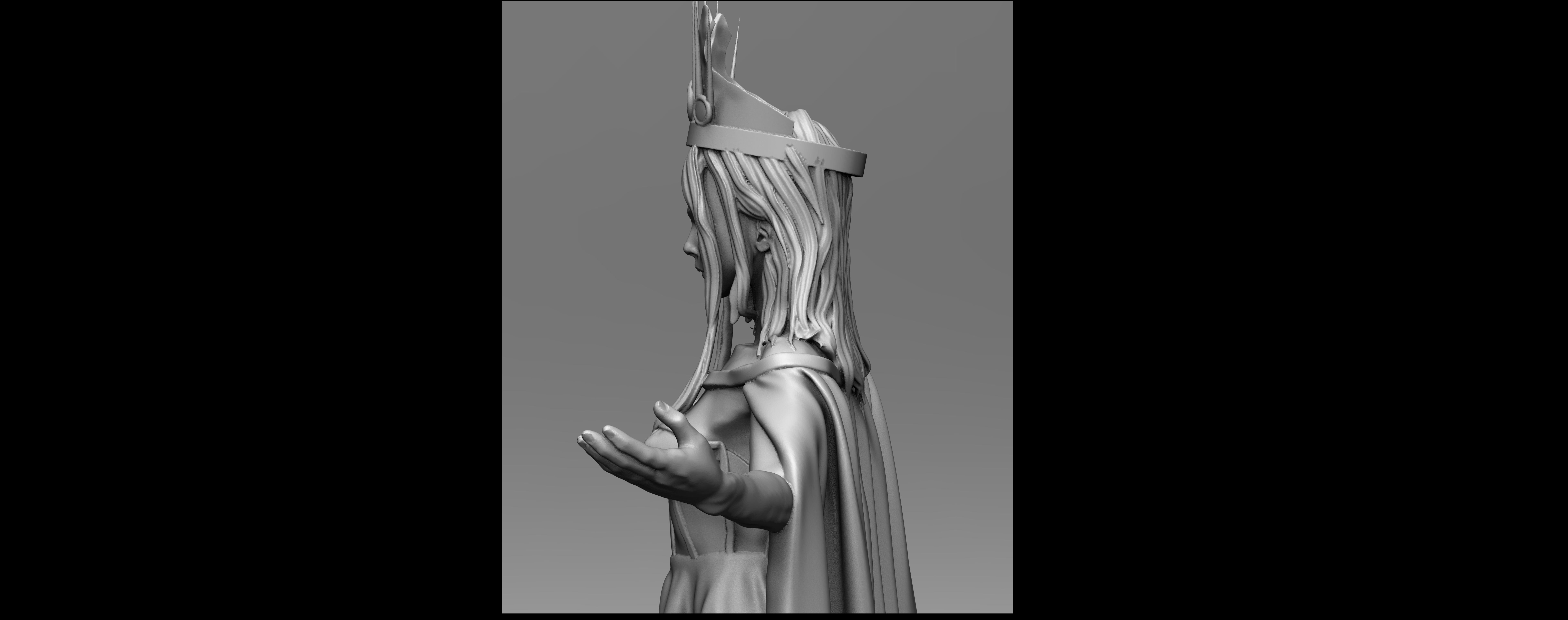 Levitating Evil Queen 3D print model_16