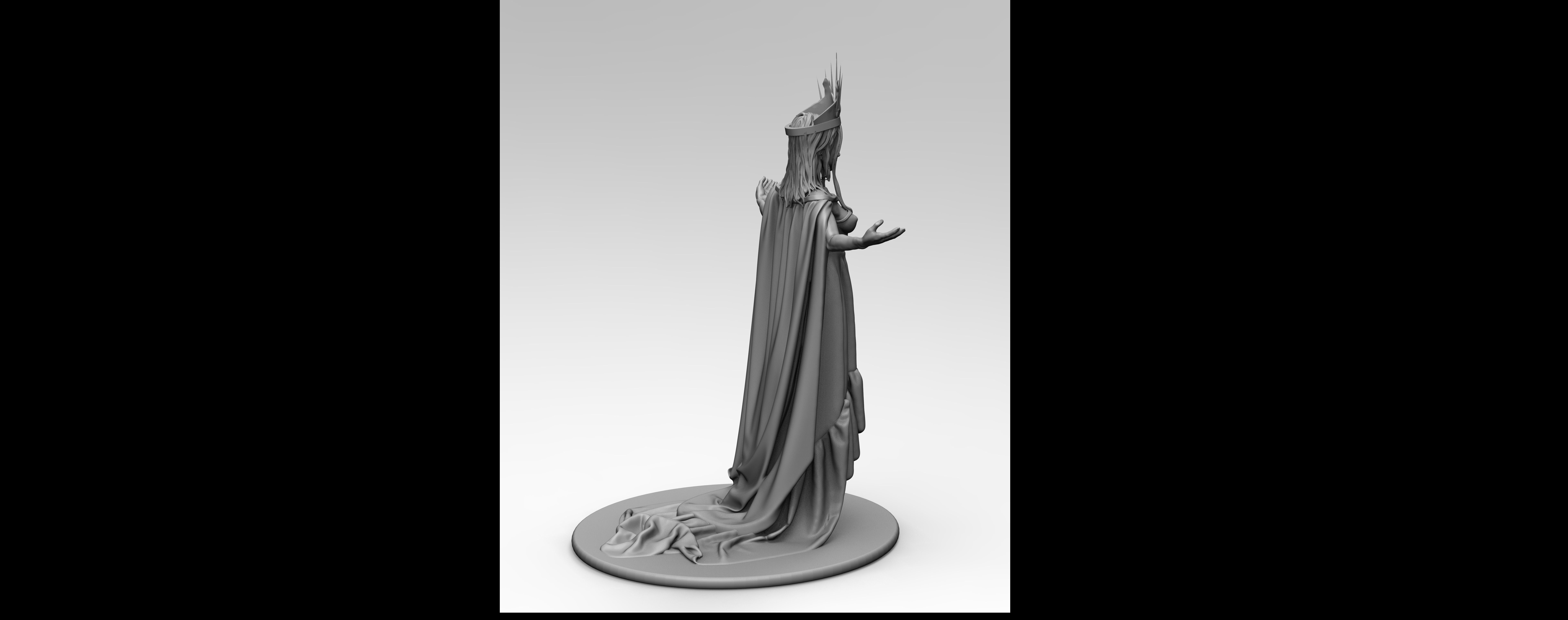 Levitating Evil Queen 3D print model_12