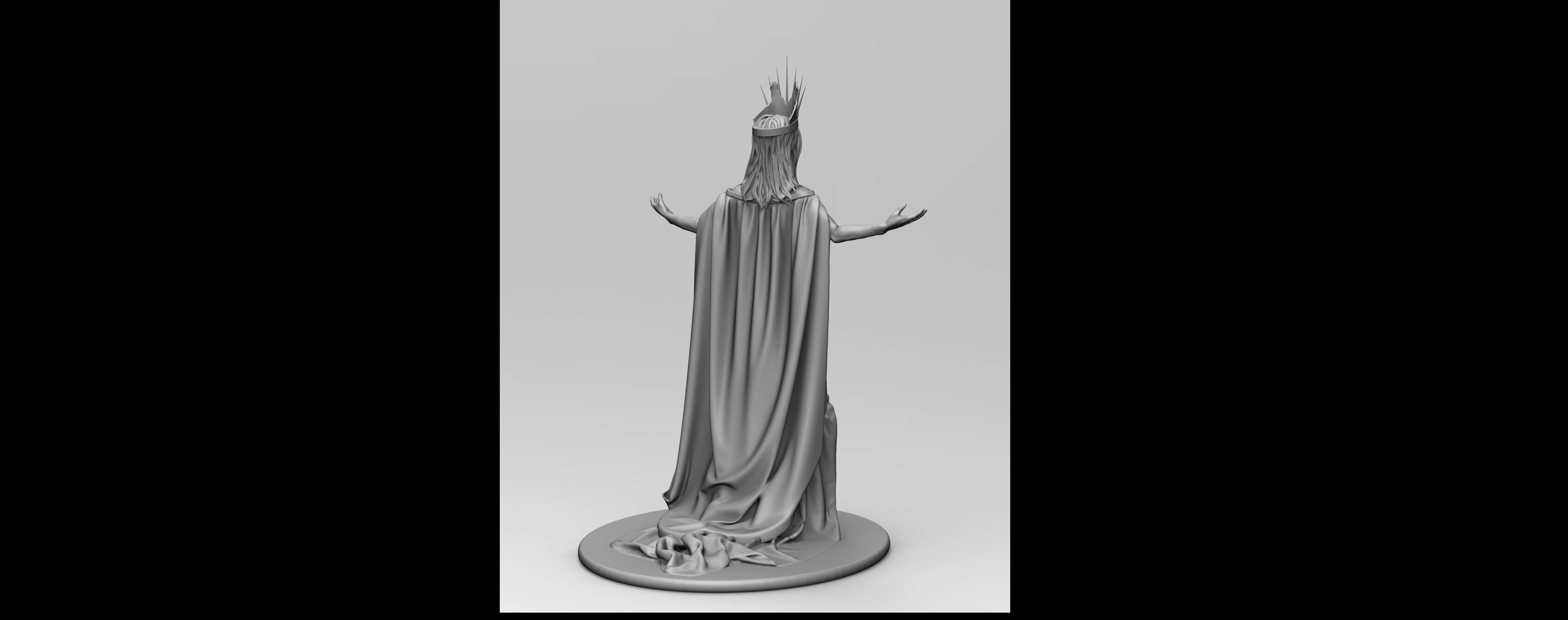 Levitating Evil Queen 3D print model_13