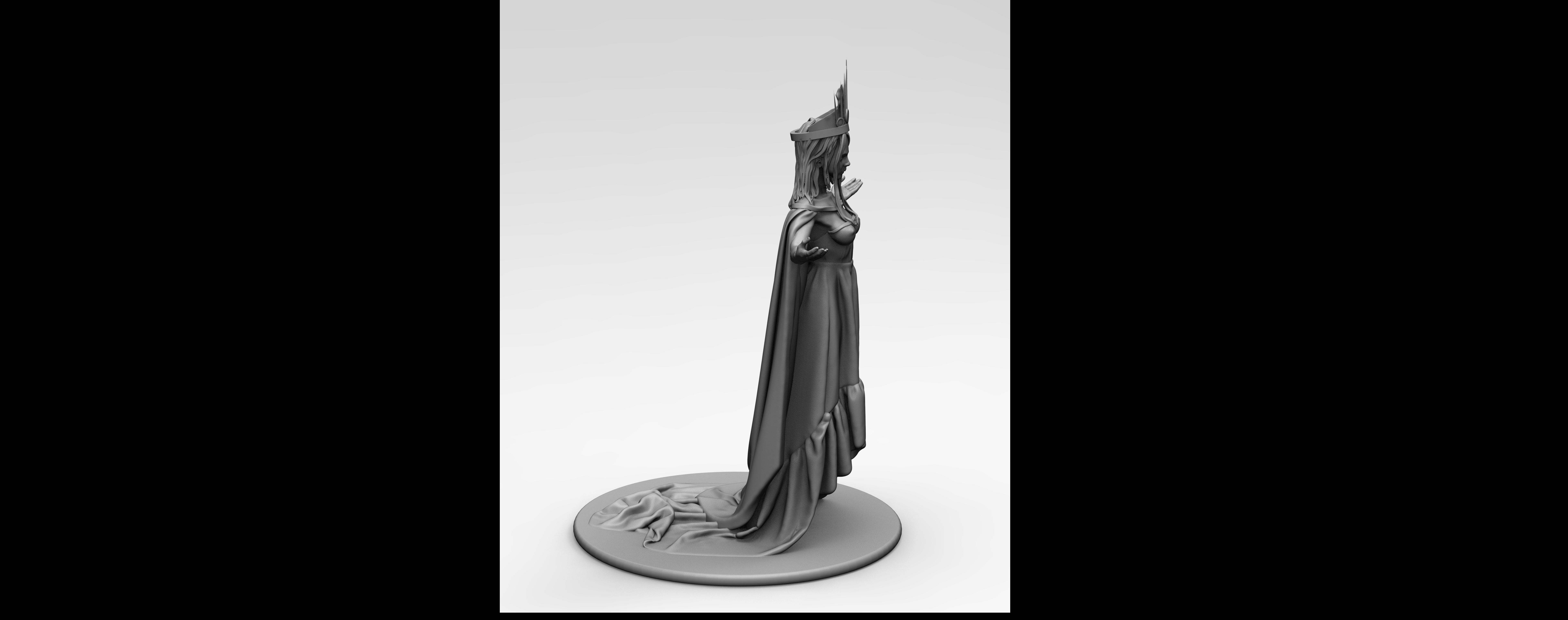Levitating Evil Queen 3D print model_11