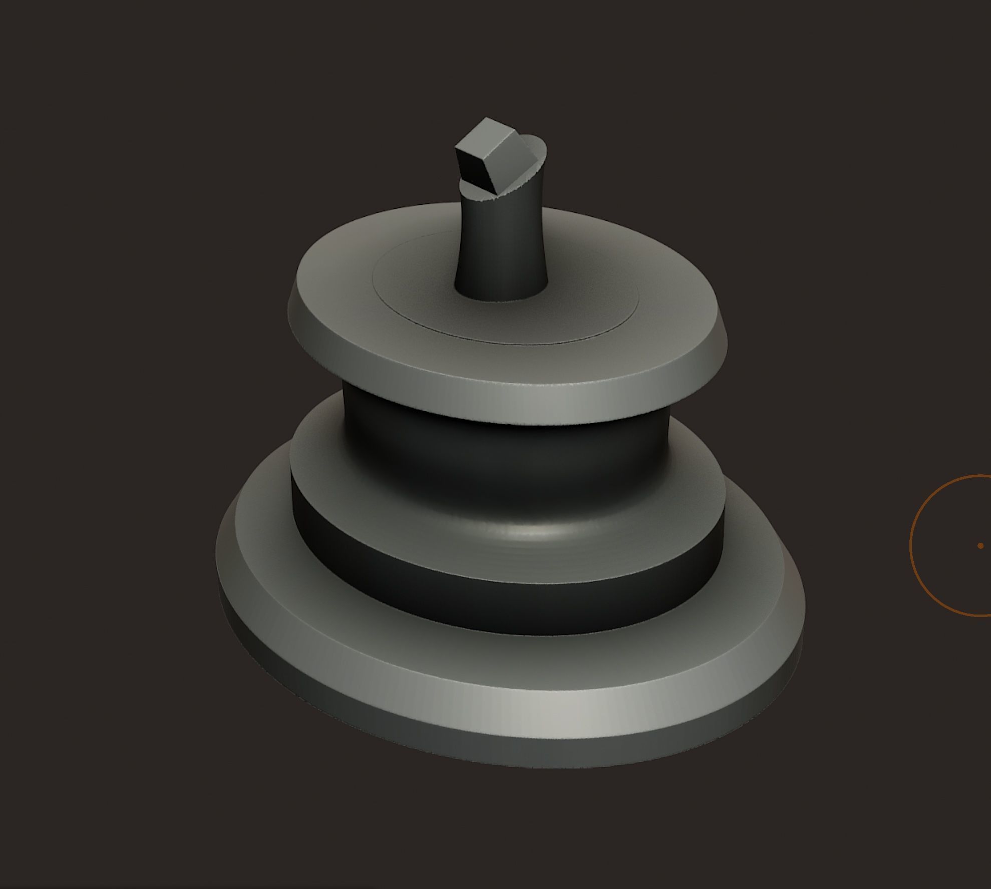 Demon bust statue pre-supported 3D print model_9