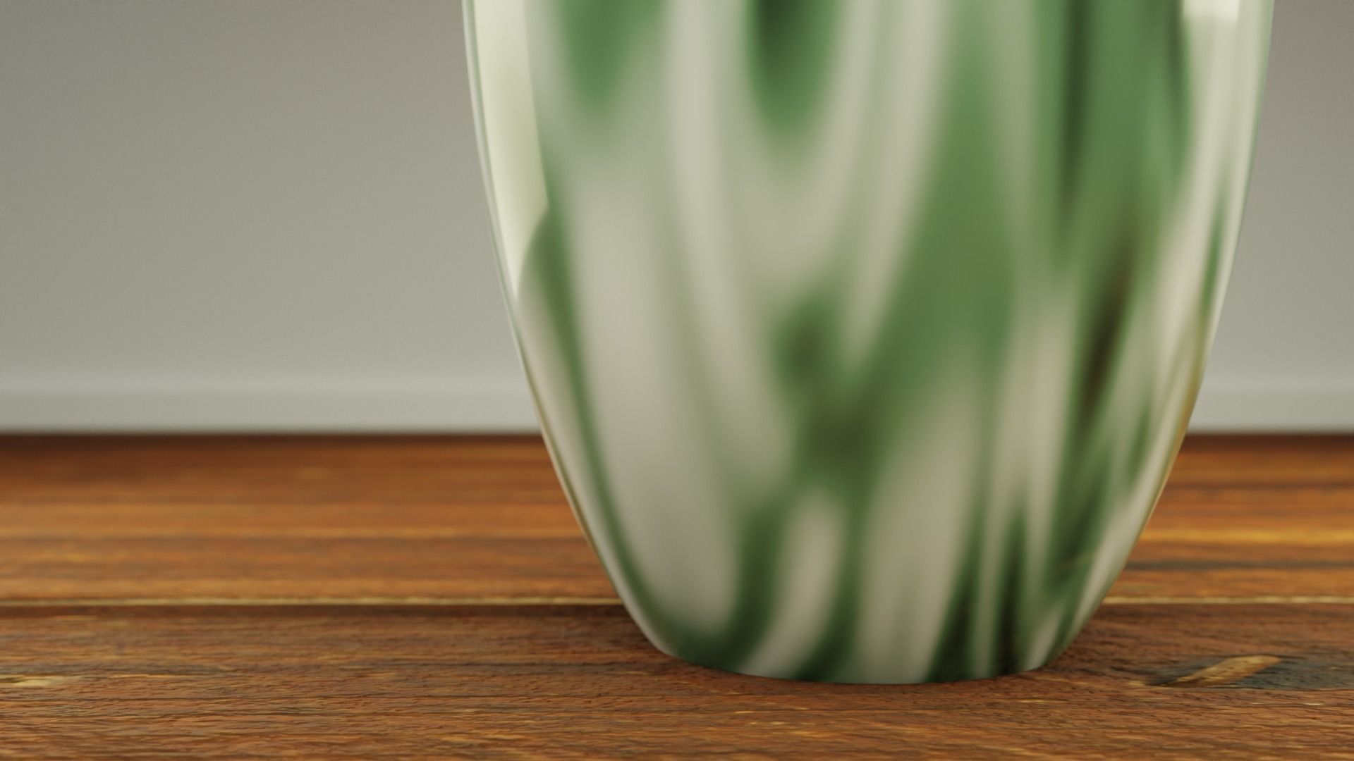 Decorative Small Rim Vase Low-poly 3D model_4