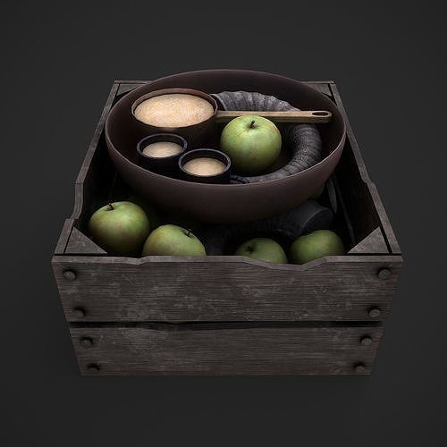 750 Medieval Props Pack 3D Model Collection_182