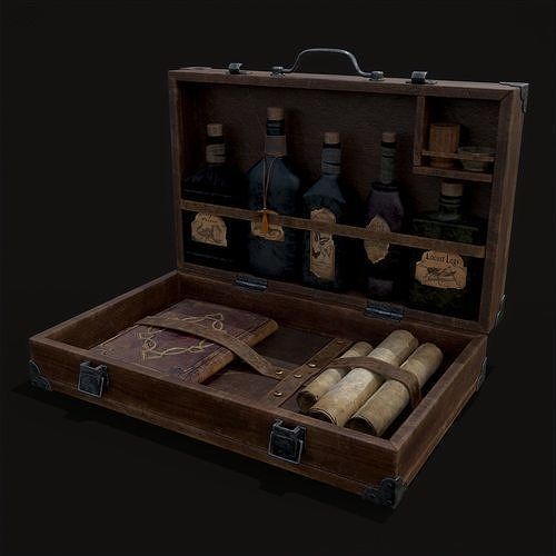 750 Medieval Props Pack 3D Model Collection_112