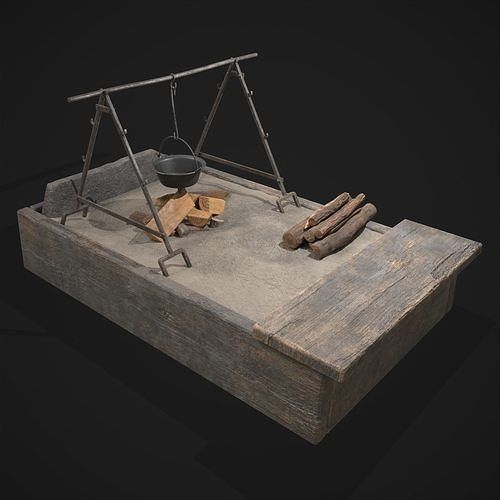 750 Medieval Props Pack 3D Model Collection_106