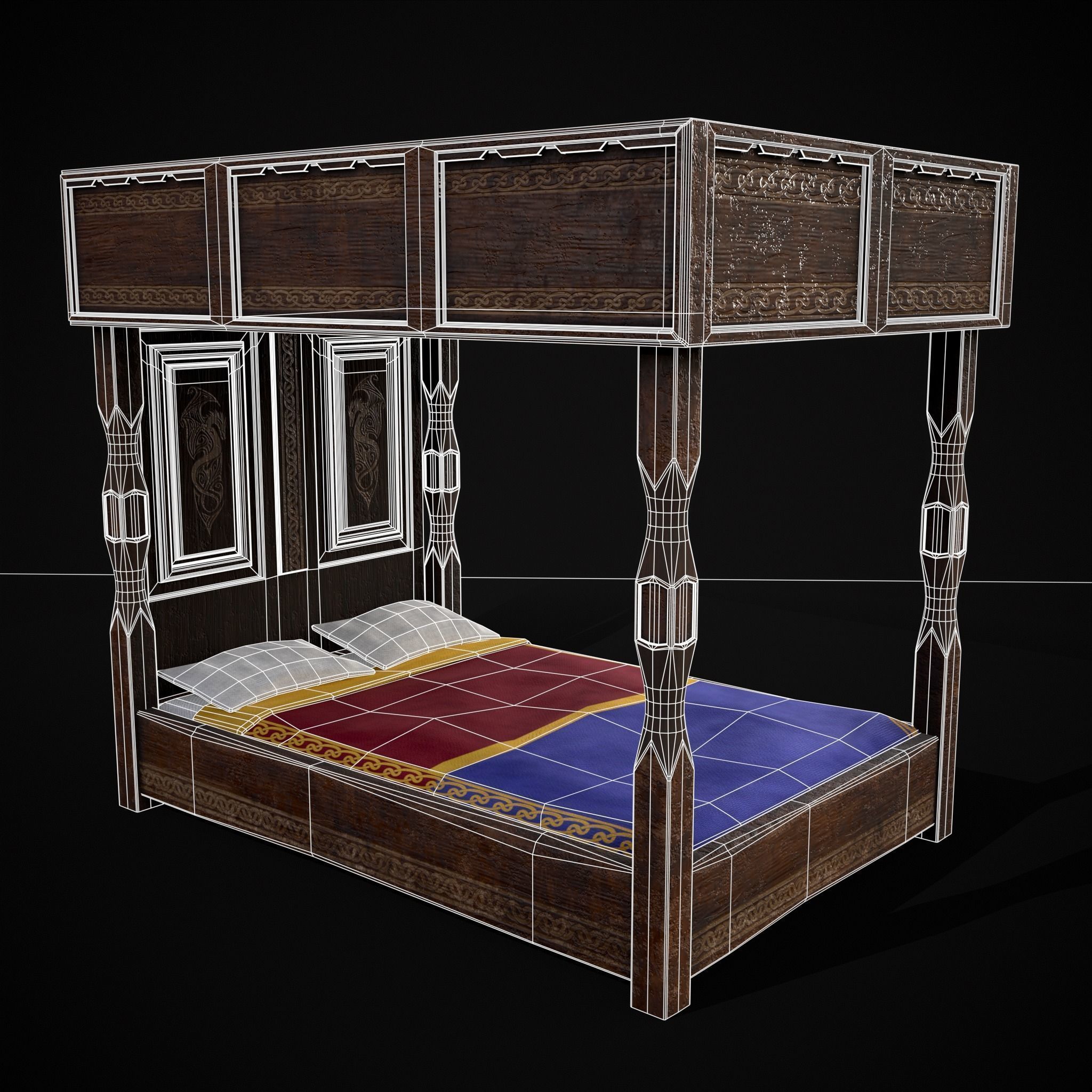 750 Medieval Props Pack 3D Model Collection_58