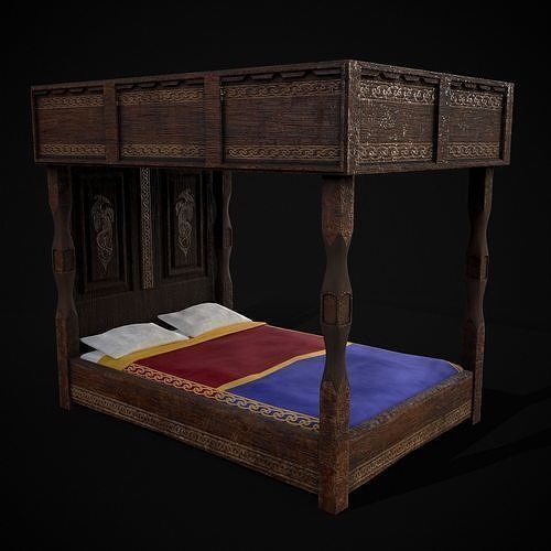 750 Medieval Props Pack 3D Model Collection_57